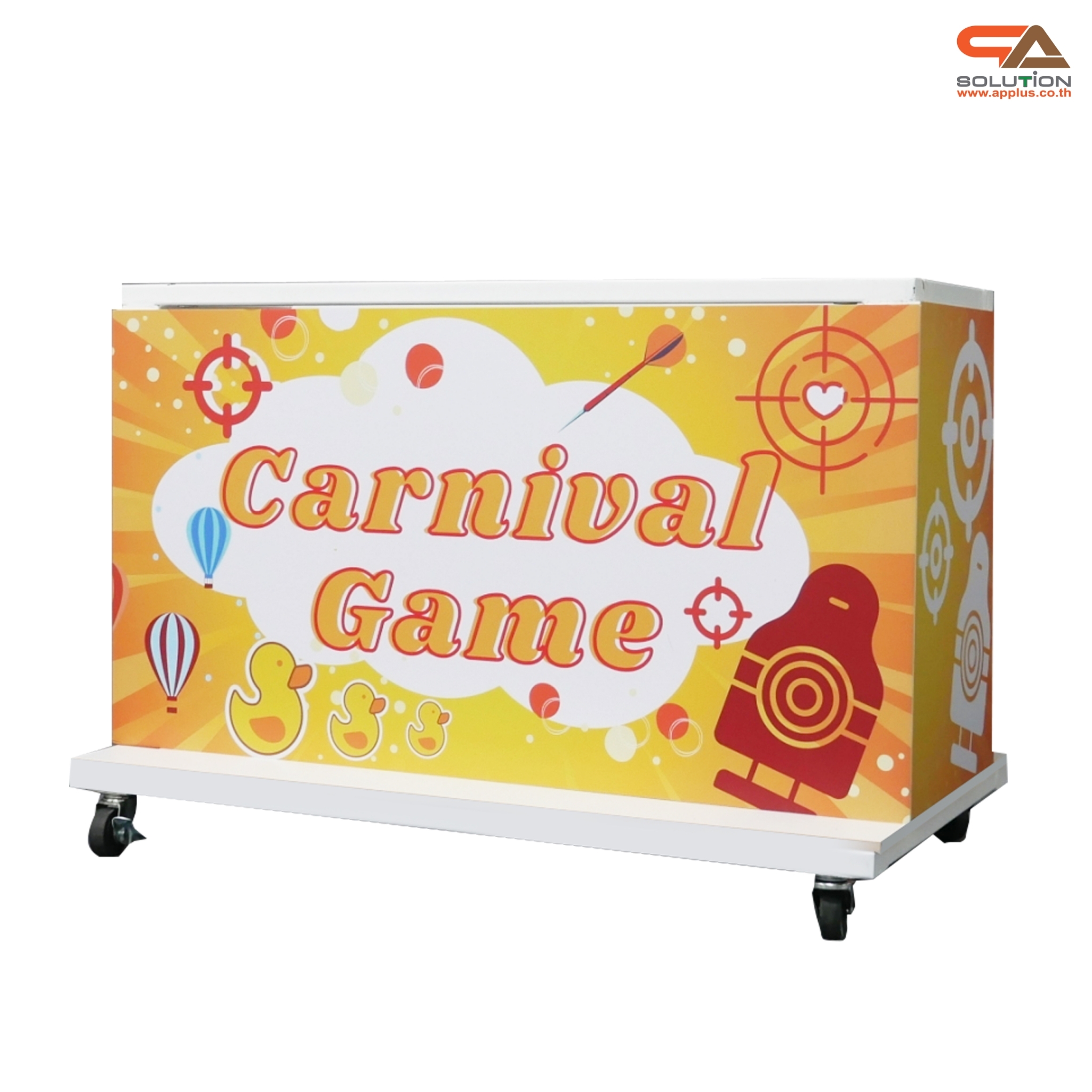เกมส์ CARNIVAL GAME ปาตุ๊กตา ขนาดโครง (W) 90 x (L)50 x (H)176 cm. พร้อมตุ๊กตา 18 ตัว และบอลโฟม 12 ลูก