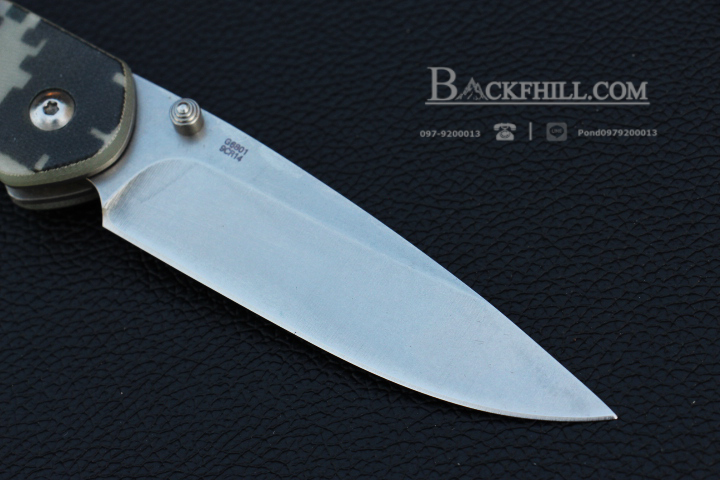 มีดพับ Ganzo กานโซ่ รุ่น G6801-CA / 9CR14 Steel / ของแท้ 100%