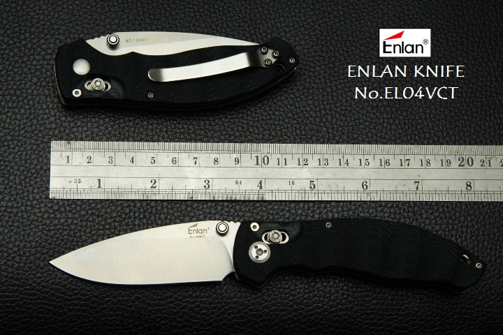 มีดพับ ENLAN EL-04MCT สแตนเลส 8Cr13Mov ด้ามจับ MICRTA ของแท้ 100 %