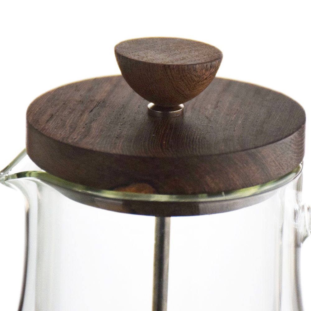 เฟรนช์เพรส ชงชา กาแฟ ตีฟองนม แก้ว 2 ชั้น 350cc