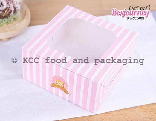 กล่อง สแน็ค หน้าต่าง ลายทางโอรส (20ใบ) BT0403025