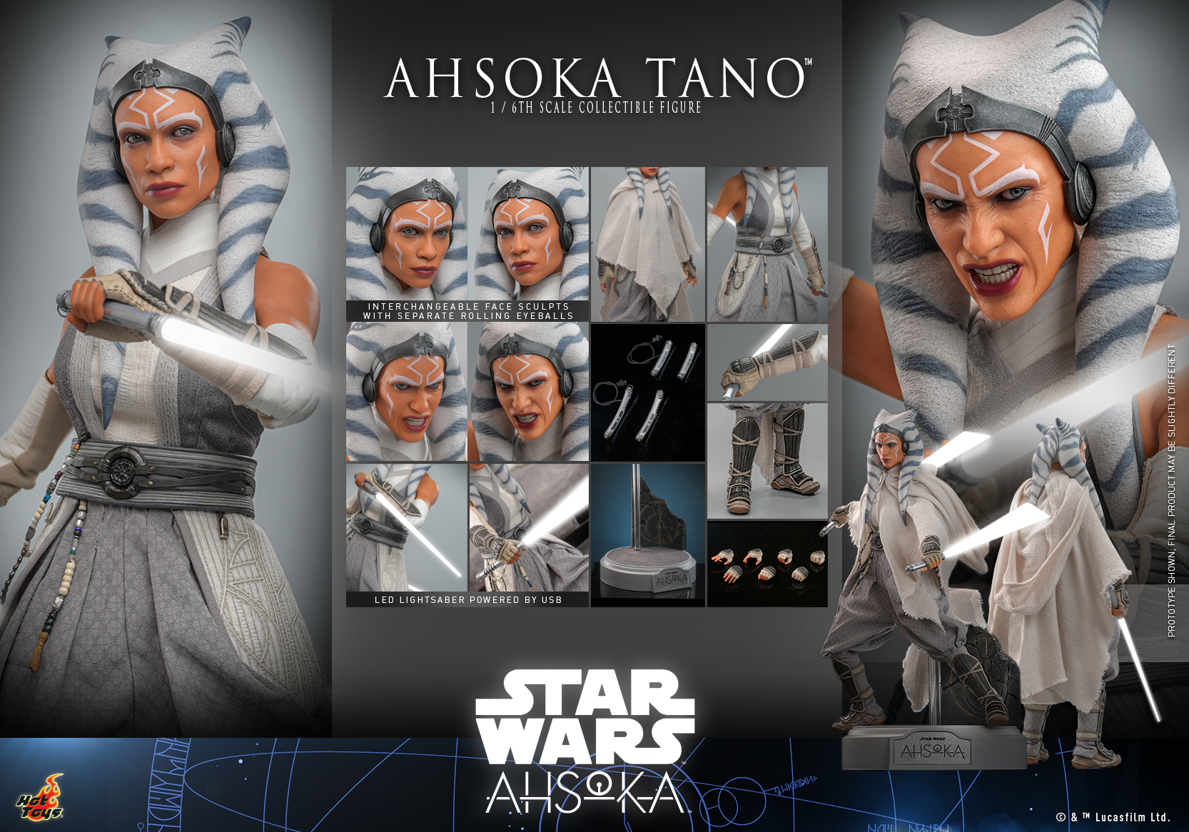 Hot Toys TMS118 1/6 Star Wars: Ahsoka™ - Ahsoka Tano™
