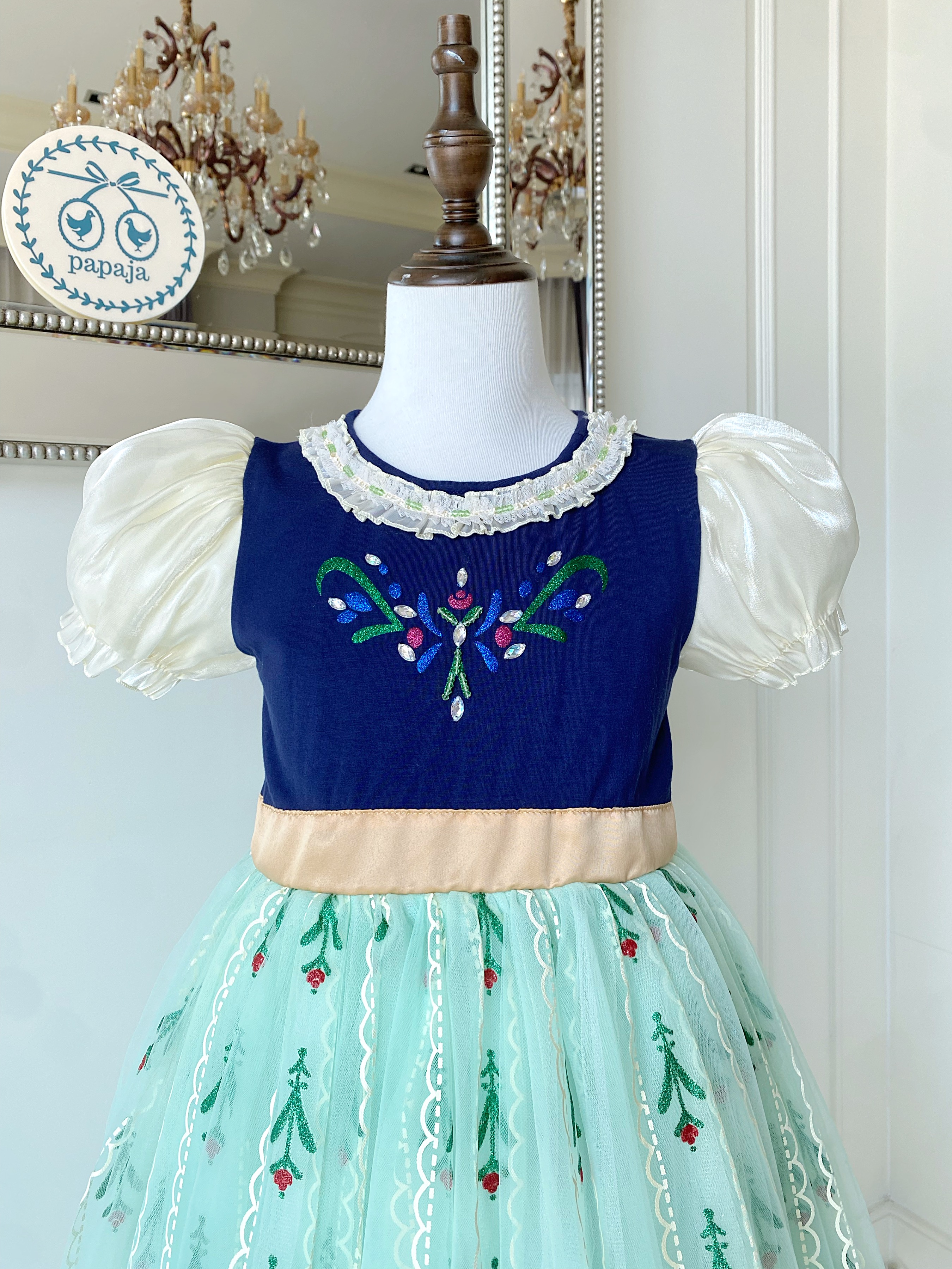 ชุดเจ้าหญิอันนาแขนตุ๊กตา ทรงคลาสสิค รุ่นยอดนิยม