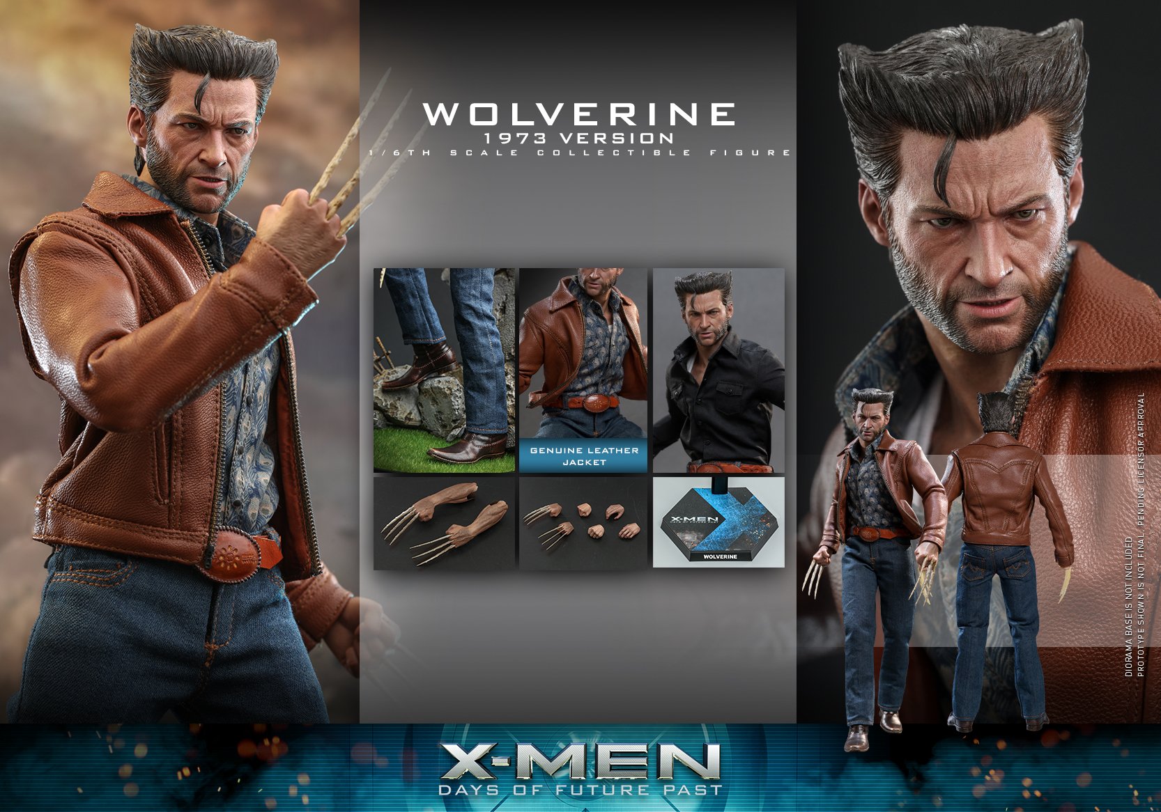 Hot Toys MMS659B 1/6 X-Men: Days of Future Past - Wolverine 1973 Version [Special Edition Bonus]