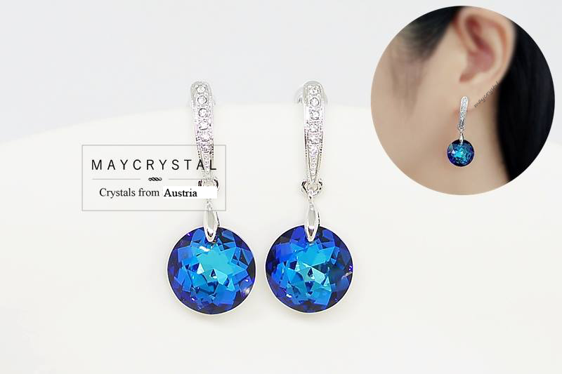 ต่างหูคริสตัล จากประเทศออสเตรีย (Embellished with Crystals from Austria)