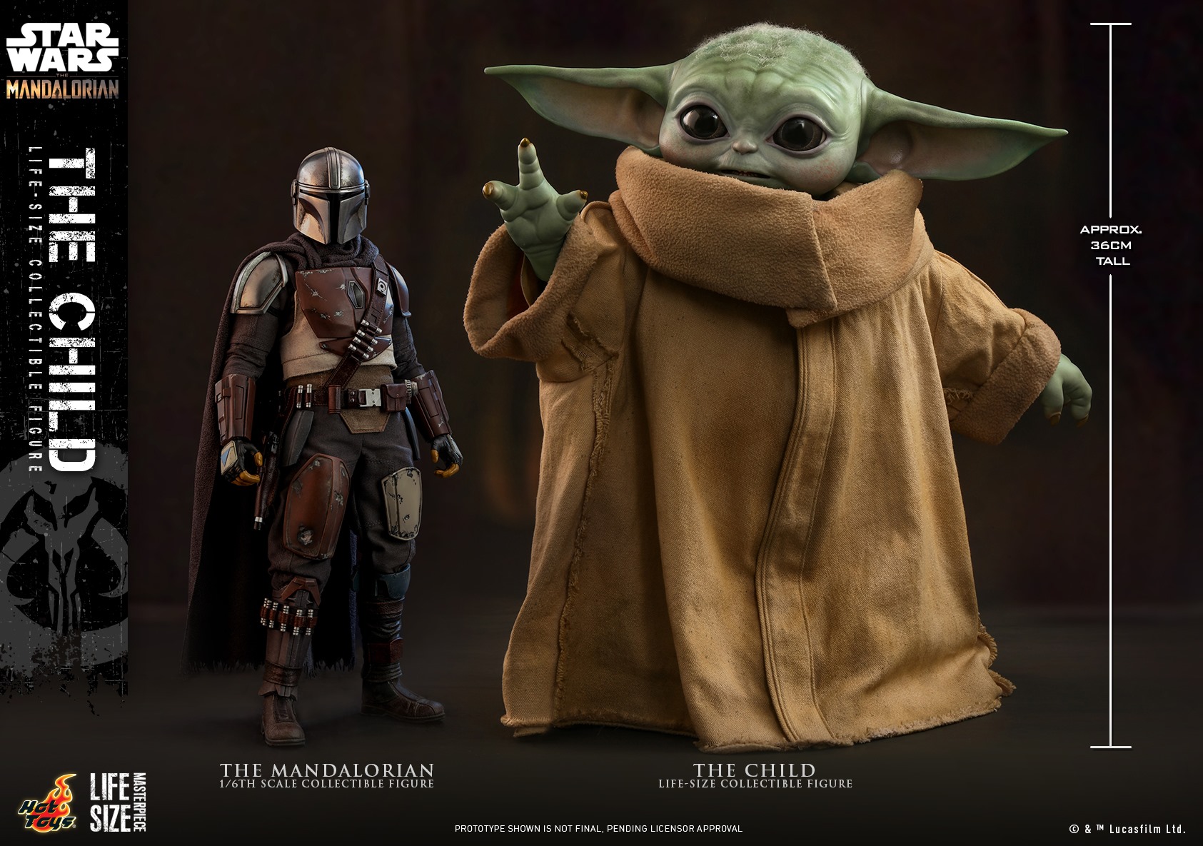 Hot Toys LMS013 The Mandalorian - The Child (Life-Size)