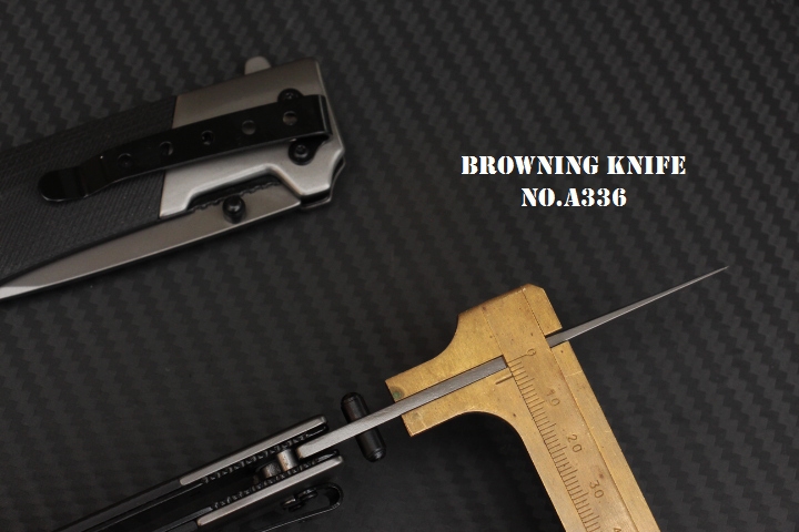 มีดพับ BROWNING A336 ใบมีด 5Cr15mov ด้ามจับ G10