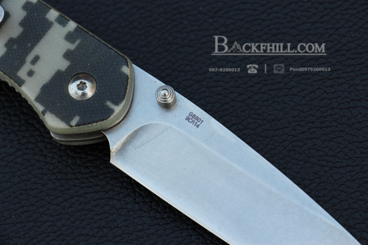 มีดพับ Ganzo กานโซ่ รุ่น G6801-CA / 9CR14 Steel / ของแท้ 100%