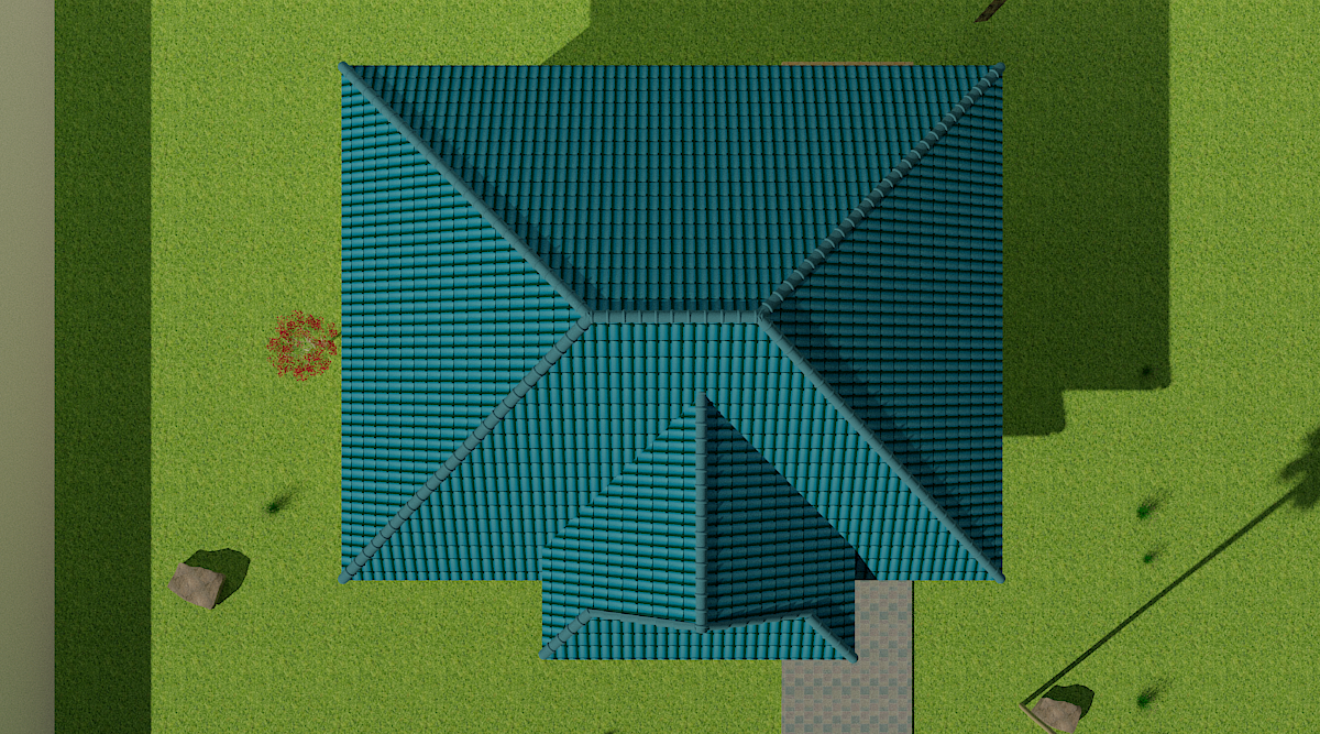 แบบบ้านชั้นเดียวทรงไทยประยุค