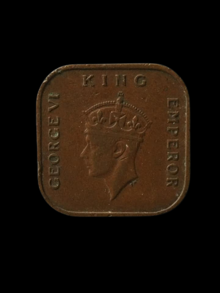 C095 เหรียญ 1 cent malaya 1939