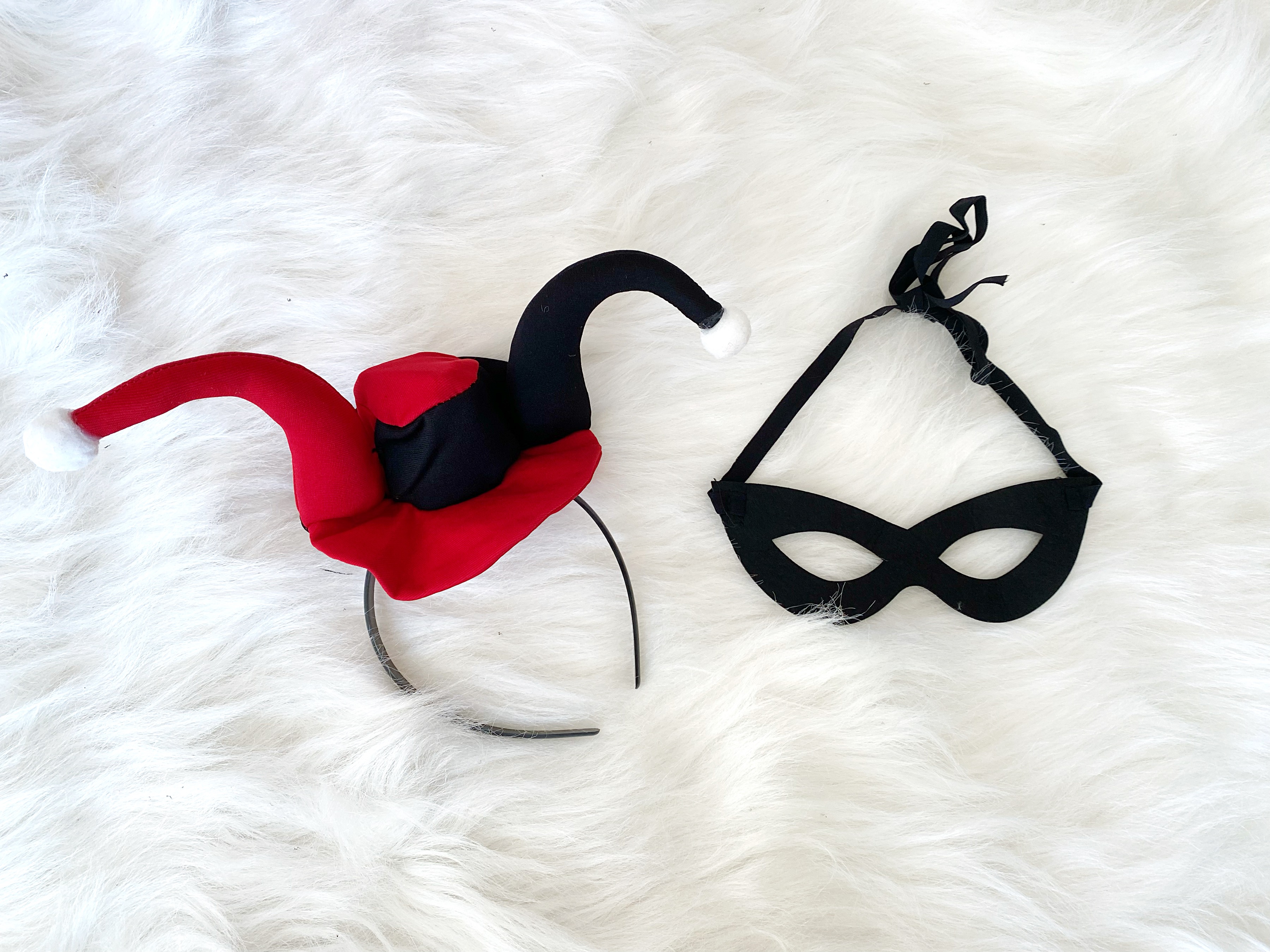 (HW) ชุดฮาโลวีน&คอสเพลย์ ชุดธีมโจ๊กเกอร์โทนแดงดำ (Joker) โทนแดงดำ พร้อมที่คาดผม