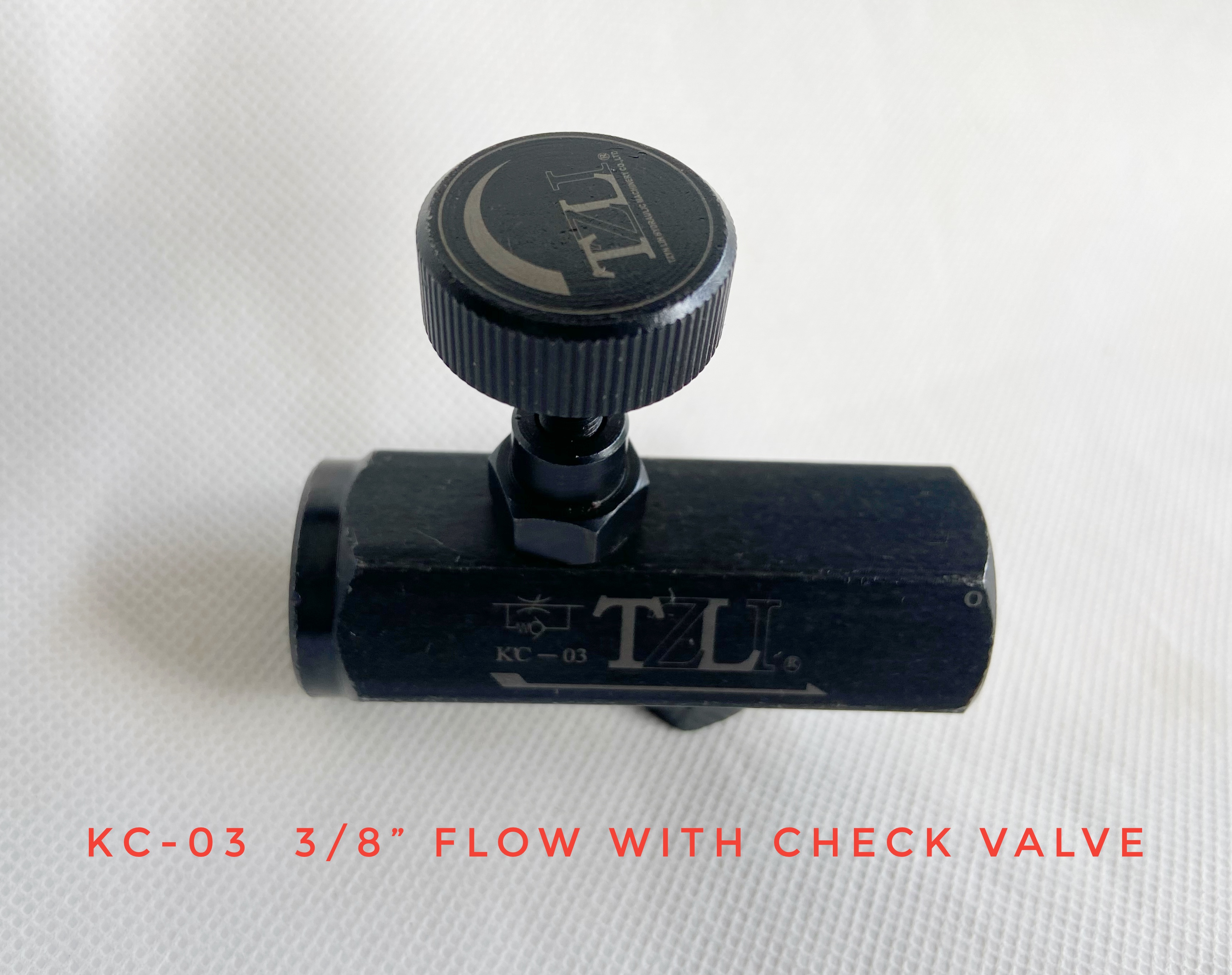 KC-03 Flow with check valve 3/8''