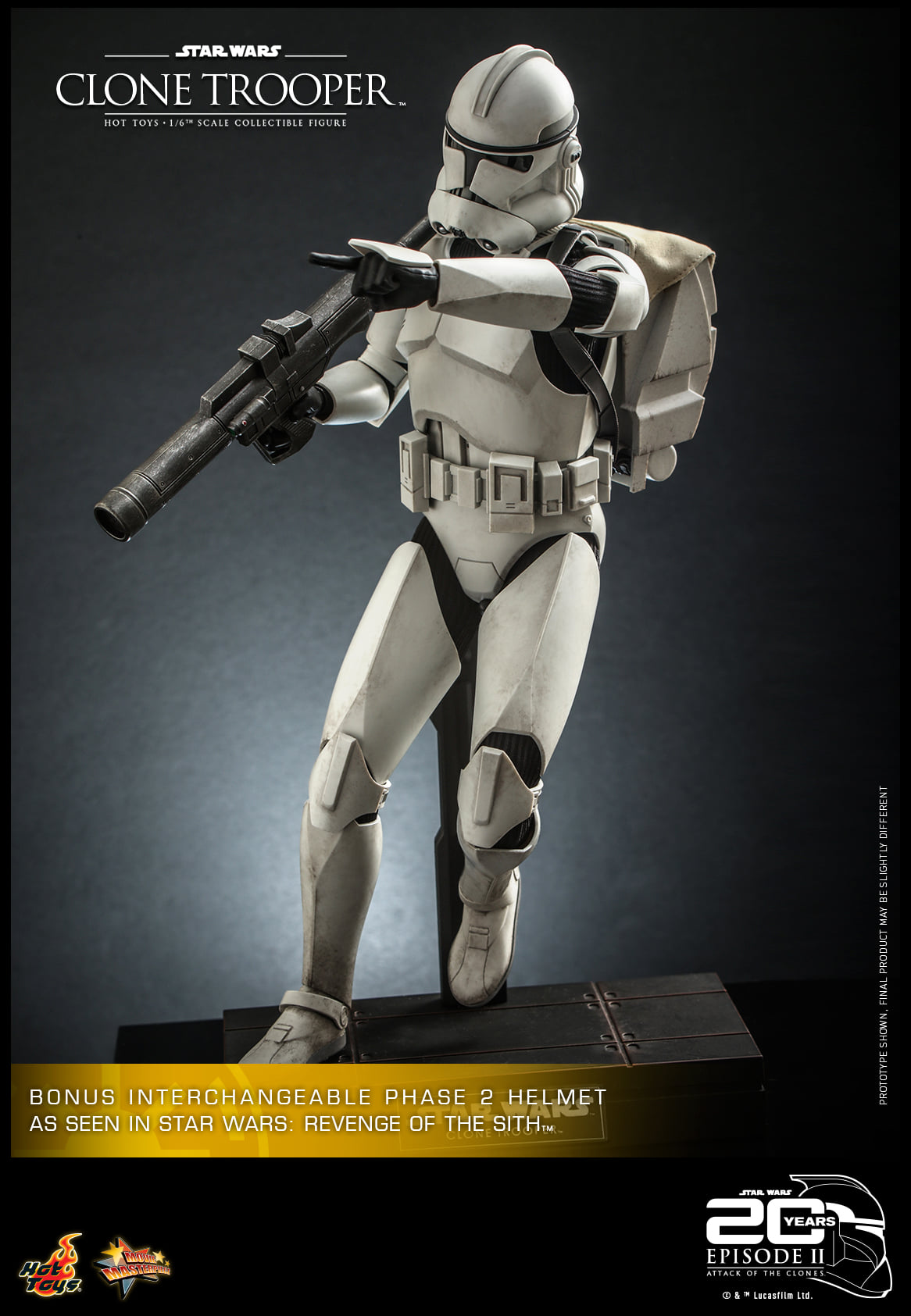 Hot Toys MMS647 1/6 Star Wars Episode II: Attack of the Clones™ - Clone Trooper™