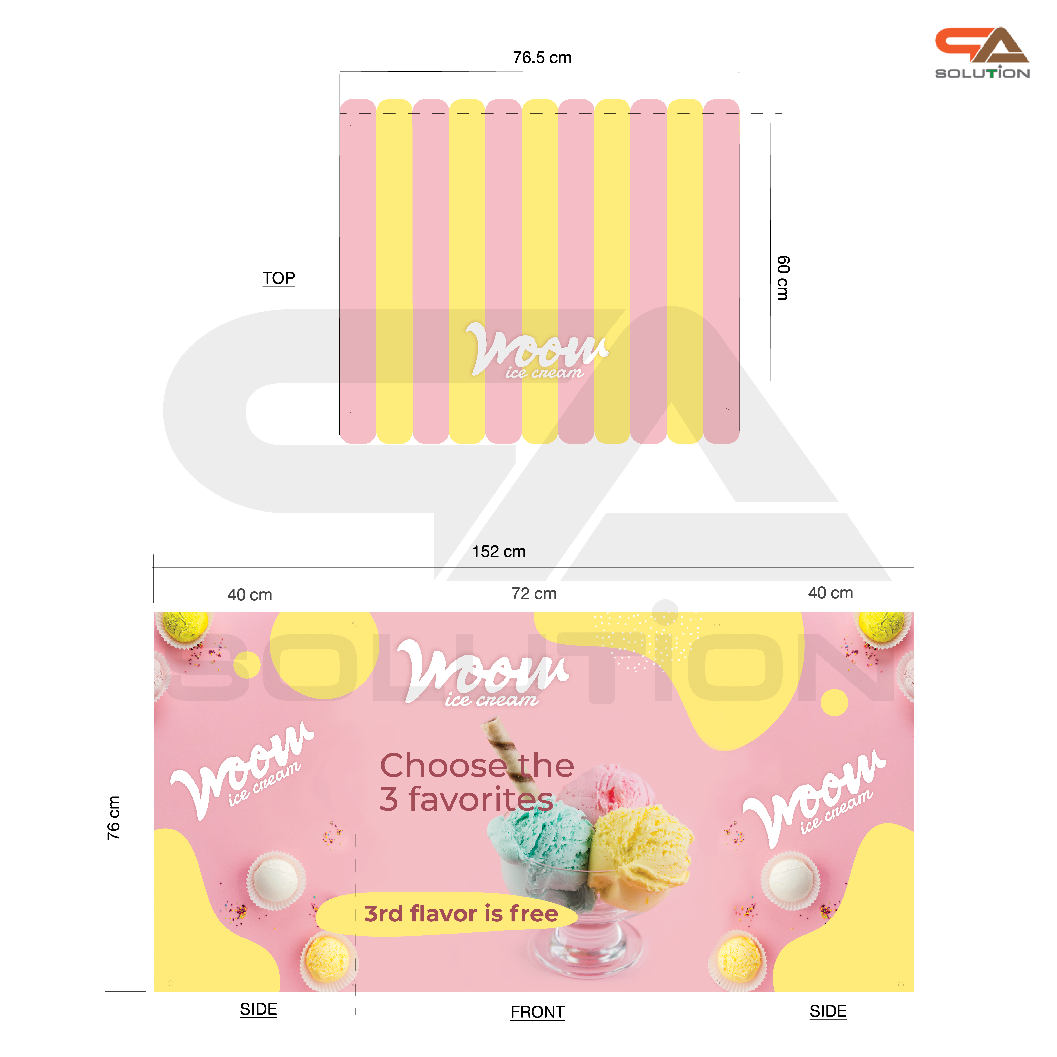 โต๊ะชงชิม บูธชงชิม รุ่นมีหลังคา ขนาด (W)78 x (D)40 x (H)185 cm.พร้อมชั้นวางของ หลังคา ถอดประกอบได้ พร้อมกระเป๋า 1 ใบ
