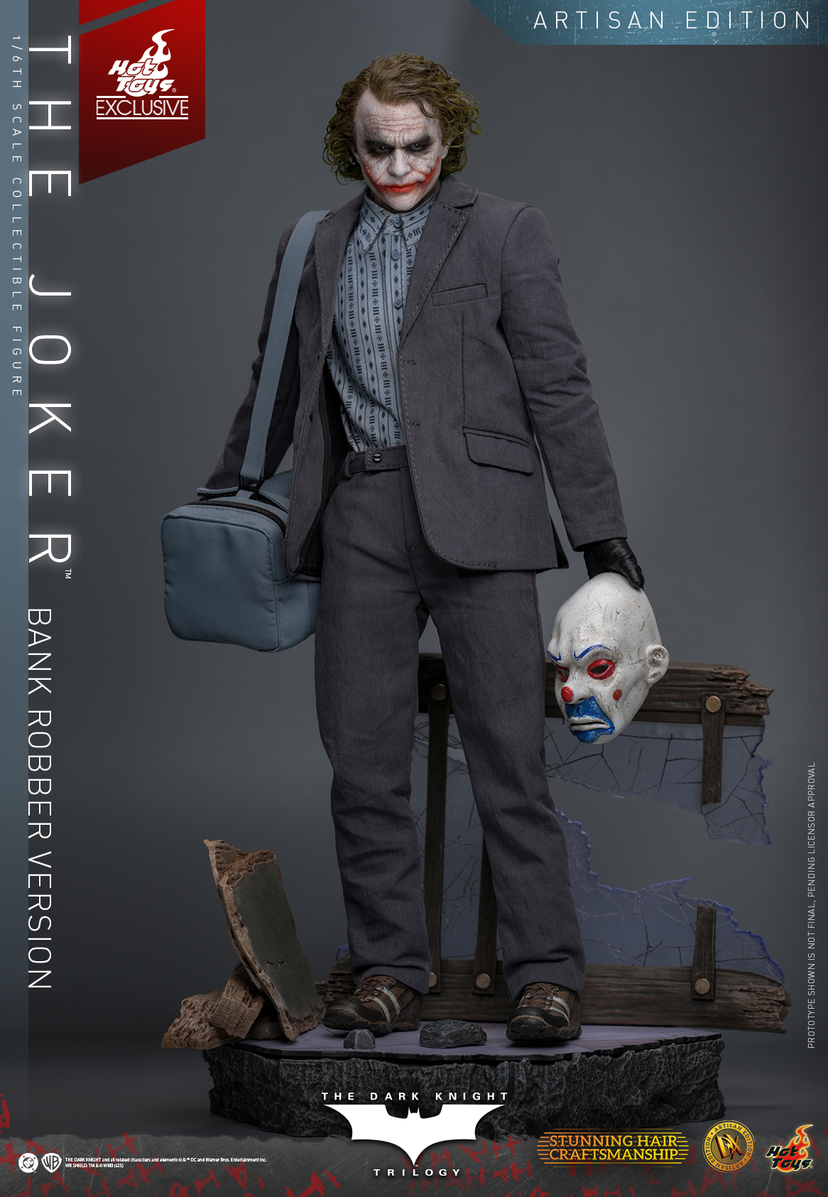 Hot Toys DX51AE The Dark Knight Trilogy - The Joker (Bank Robber Version) (Artisan Edition) [Hot Toys Exclusive]