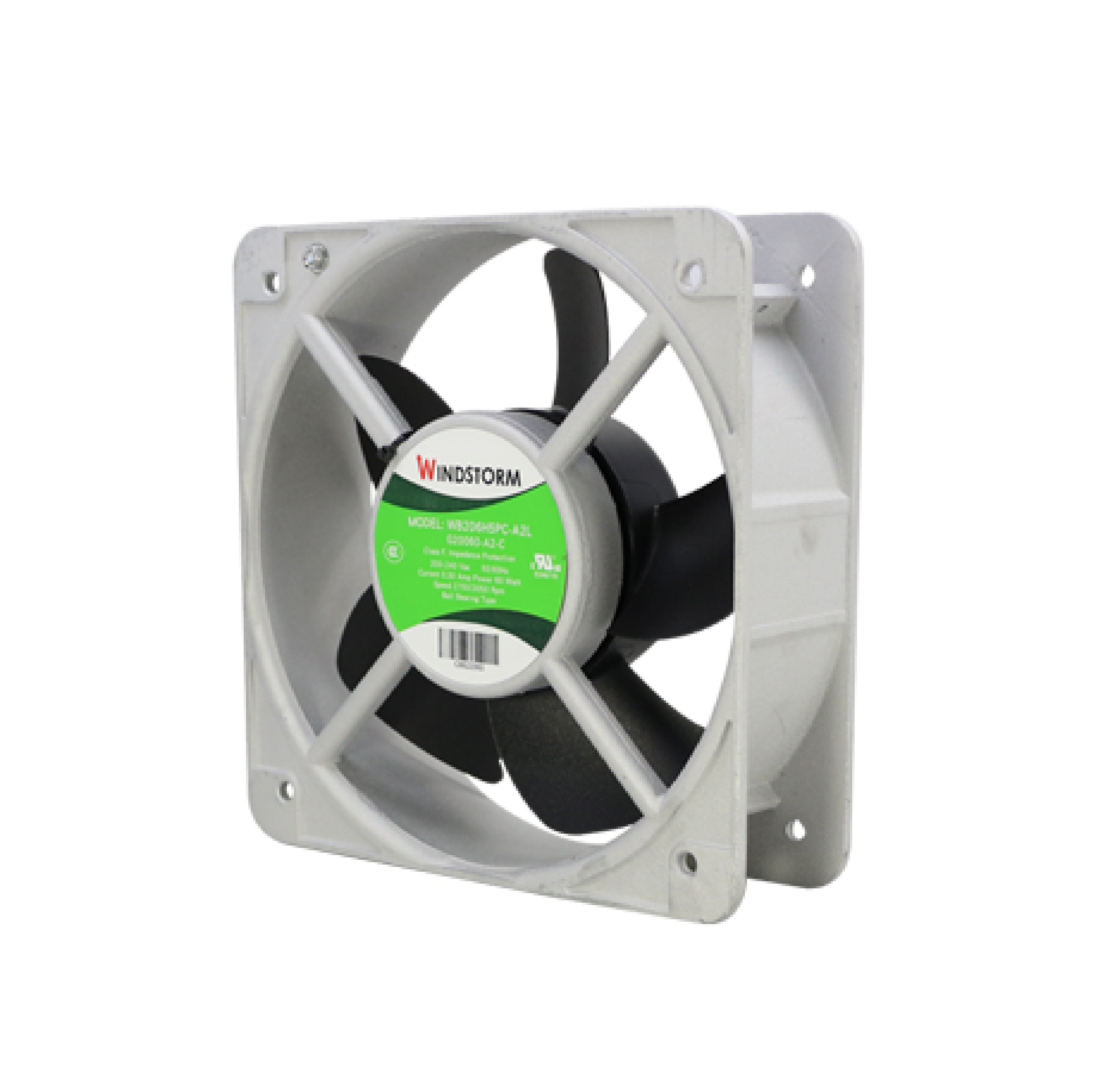 Windstorm พัดลม 8" เหลี่ยม 220V(A2) 200x200x60 caprun รุ่น WB206H5PC-A2L-G พัดลมระบายความร้อน