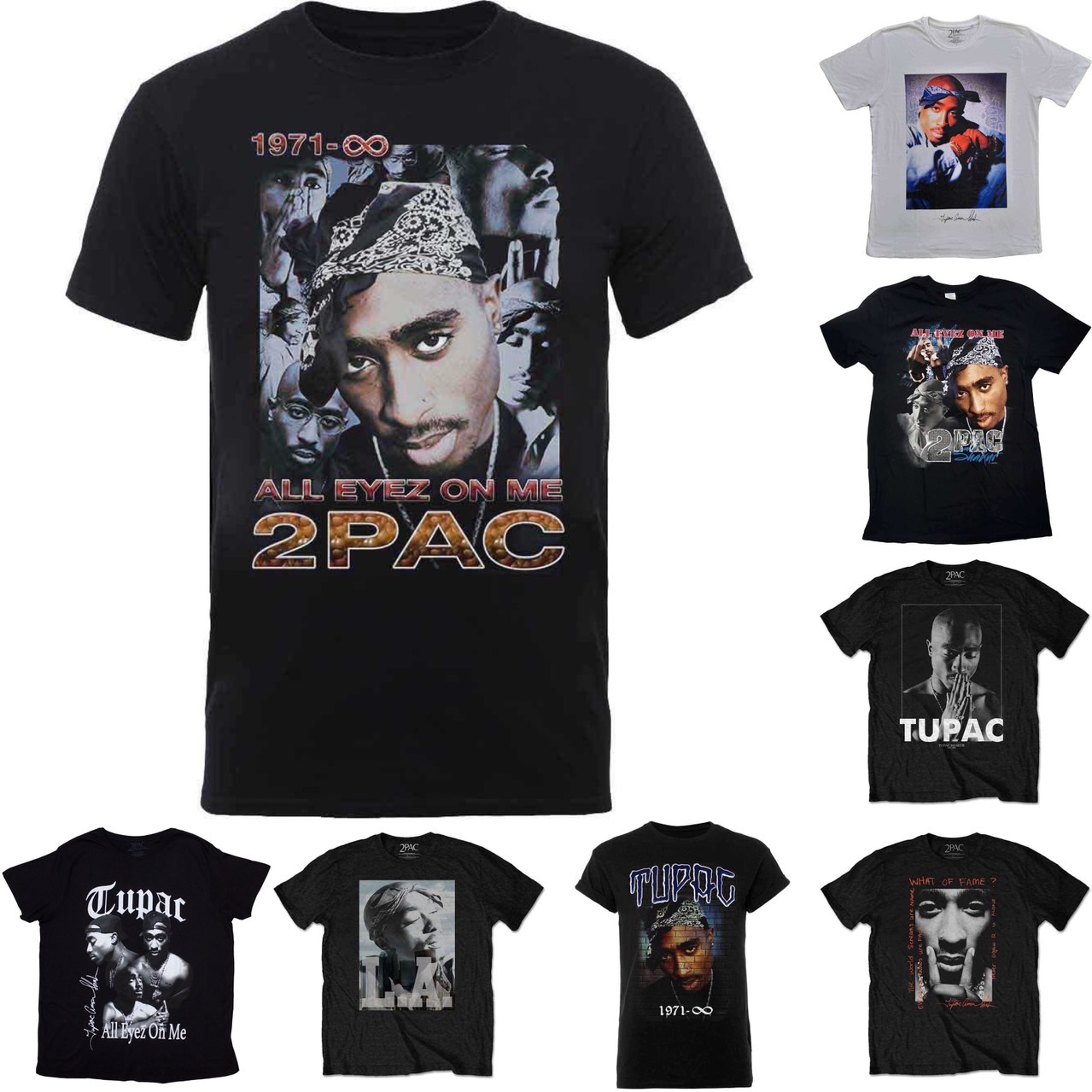 [PREORDER] เสื้อวง TUPAC - 2PAC T-SHIRT ลิขสิทธิ์แท้ UK รวมลายสุดฮิต