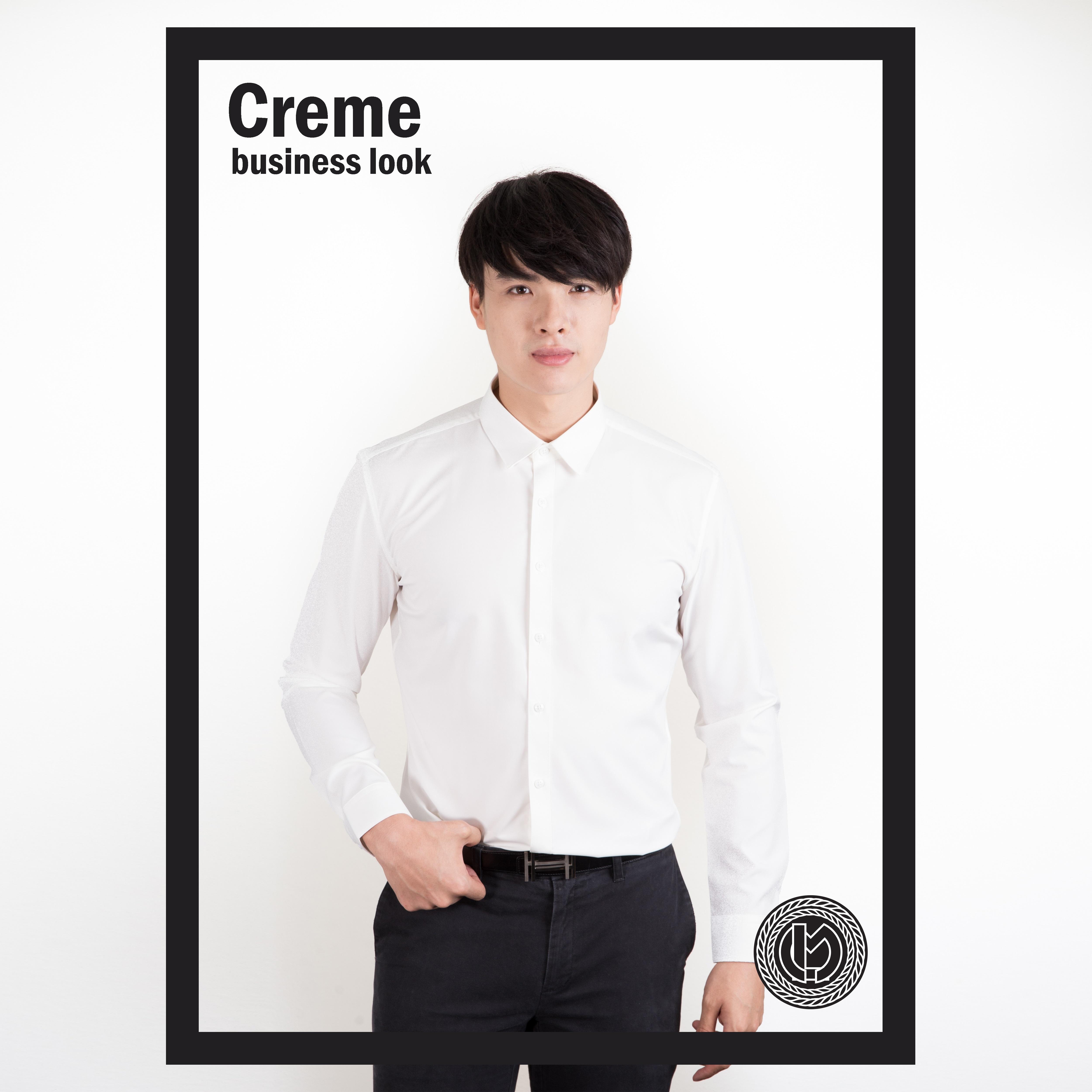 เสื้อเชิ้ตสีครีม Creme Shirt (Standard Collar)