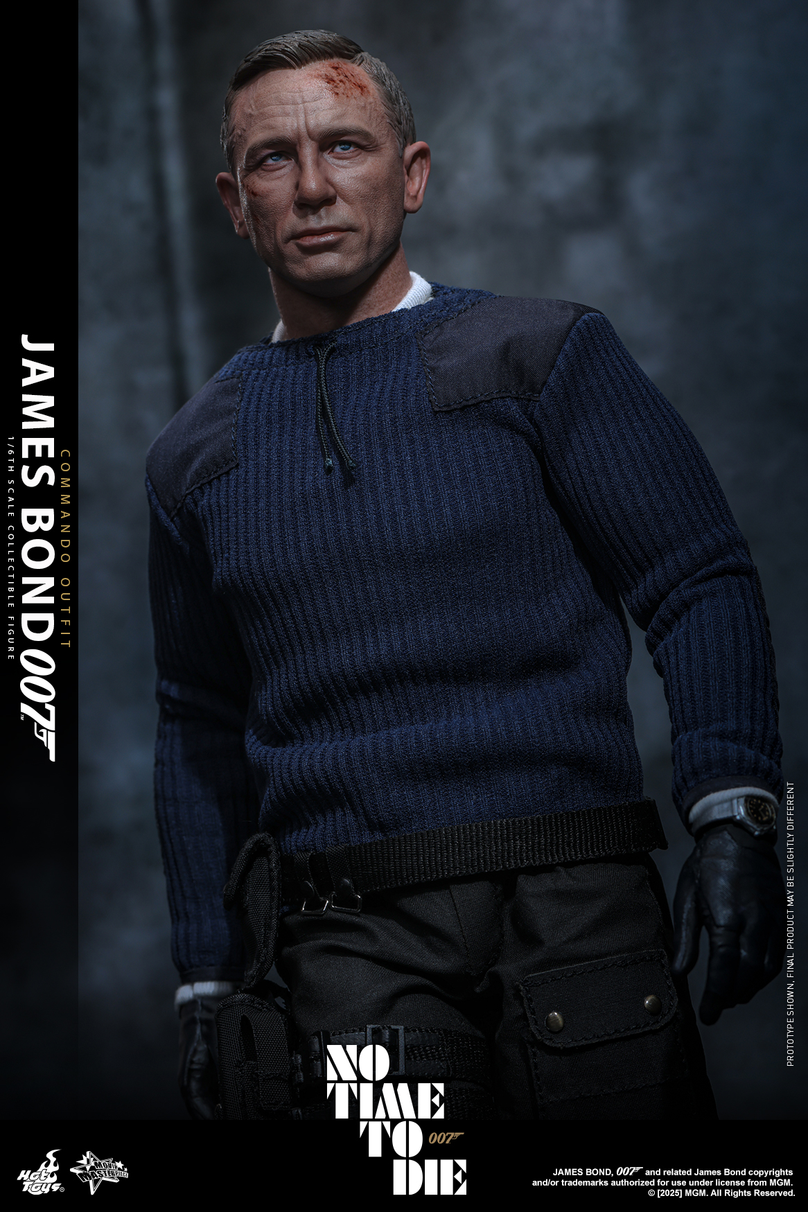 25/08/2568 Hot Toys MMS804 No Time To Die - James Bond (Commando Outfit)