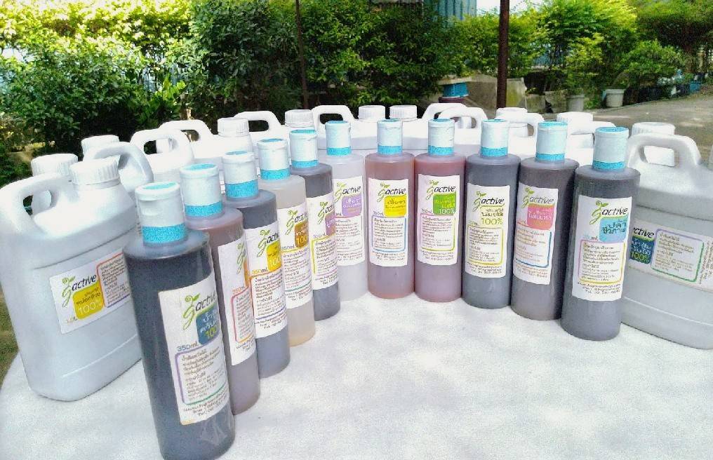 น้ำหมักจุลินทรีย์มูลสุกร ขนาด 1000 มล.