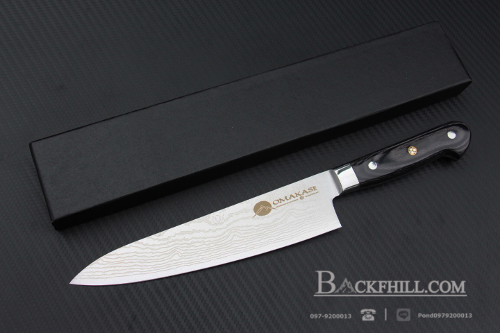 มีดเดบะ OMAKASE No.KM210 Deba Kitchen Knife ของแท้ 100 % ขนาด 13 นิ้ว