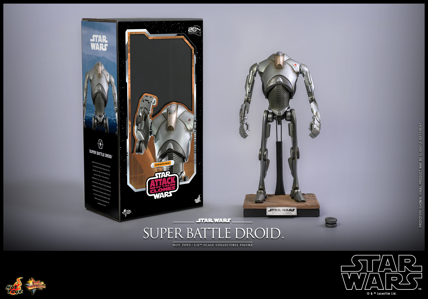 Hot Toys MMS682 1/6 Star Wars: Attack of the Clones™ - Super Battle Droid™
