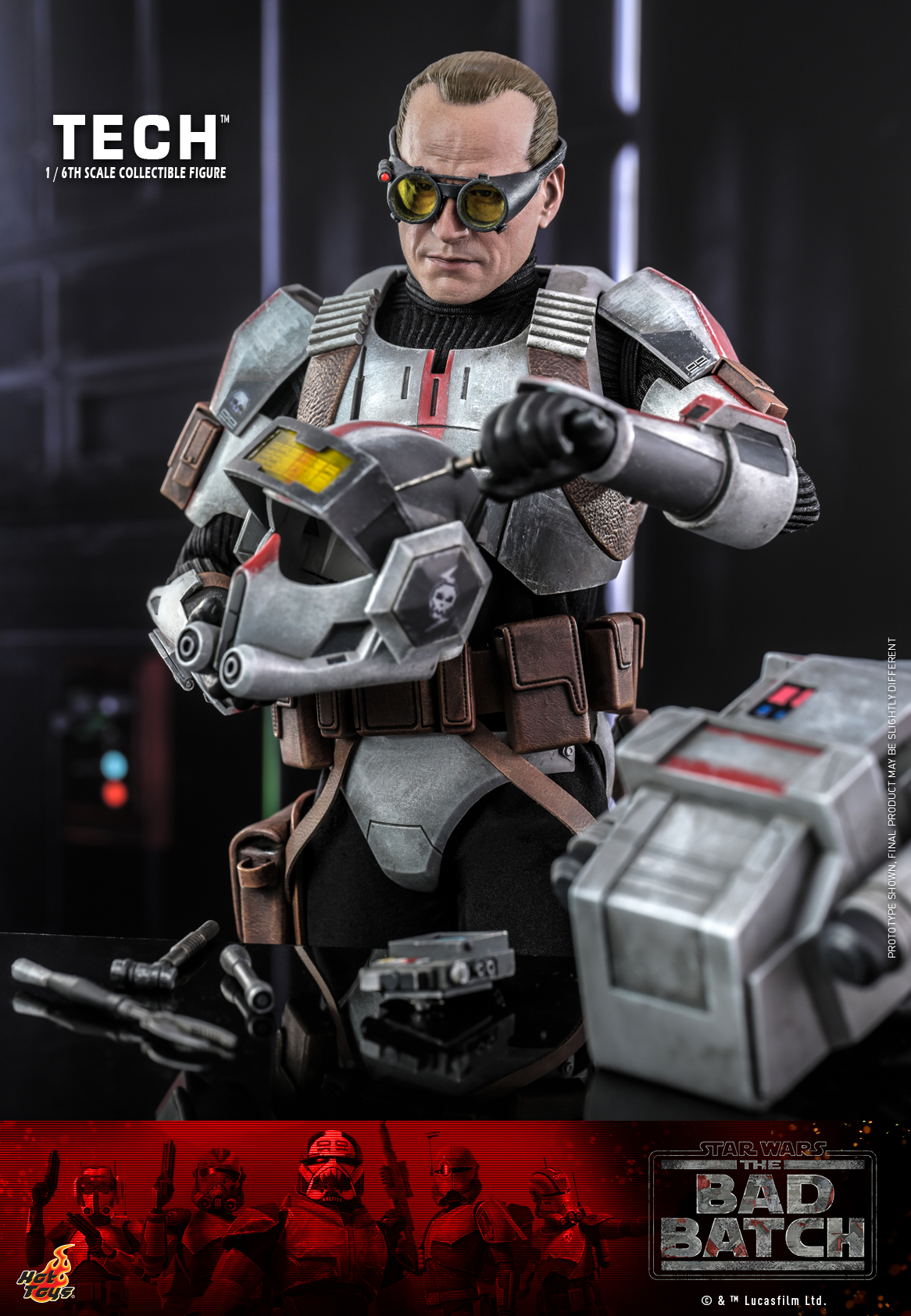Hot Toys TMS098 1/6 Star Wars: The Bad Batch™ - Tech™
