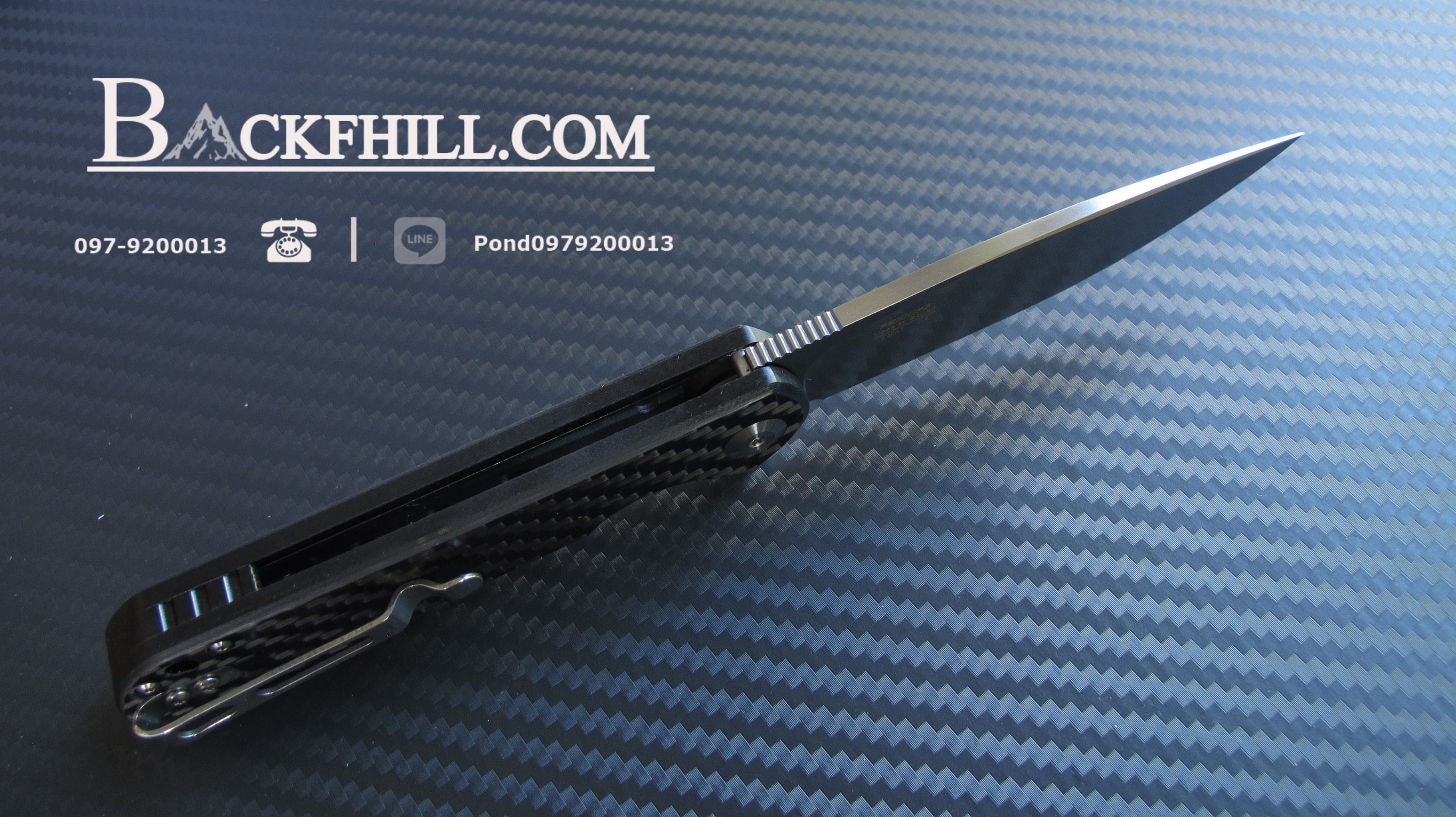 มีดพับ Ganzo กานโซ่ รุ่น FH41-CF D2 Steel ด้าม CARBON FIBER ของแท้ 100%