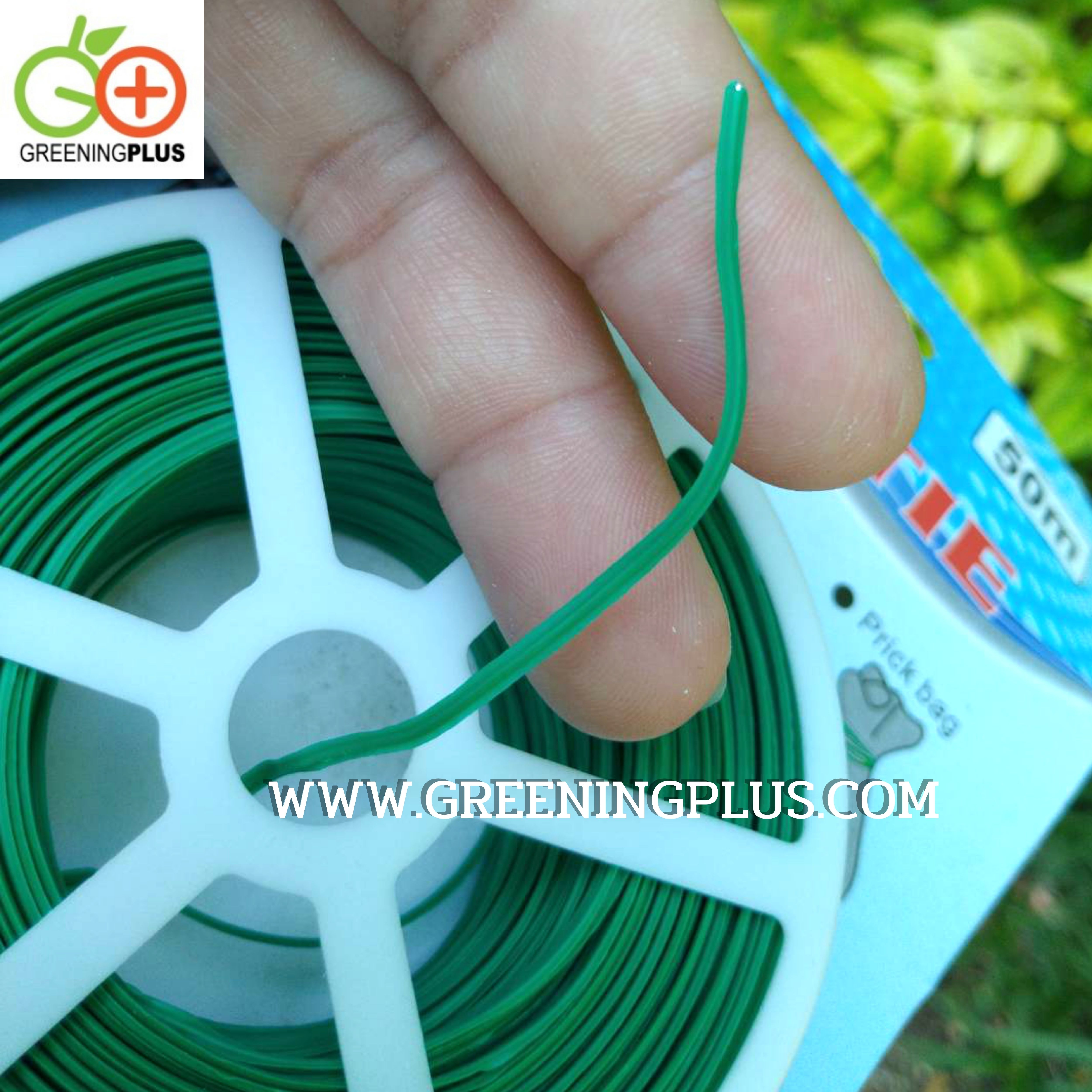 ลวดเขียวดัดอเนกประสงค์ (TWIST TIE) 50 เมตร/ม้วน