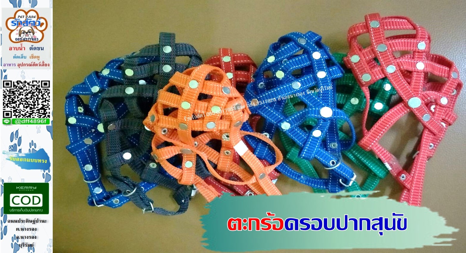 ตะกร้อ ครอบปากสุนัช