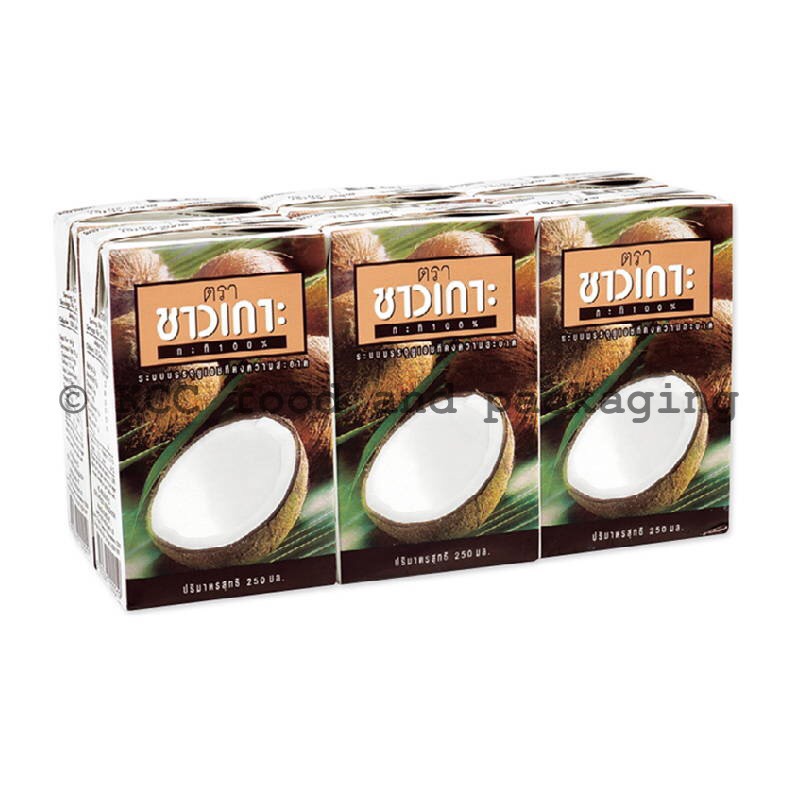 กะทิ ชาวเกาะ 250g x 6 (แพ็ค)