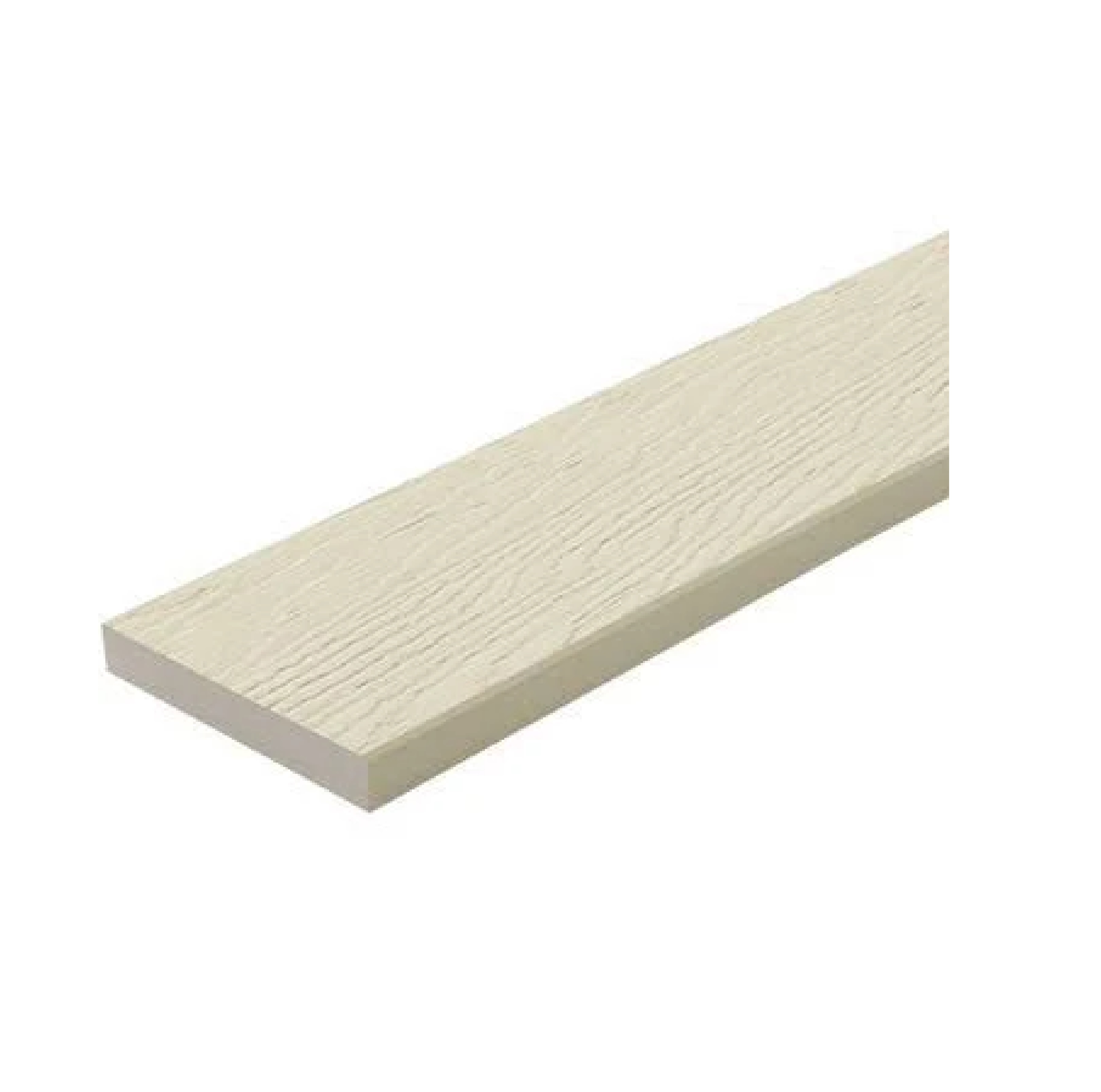 ไม้พื้น เฌอร่า รุ่น ขอบวี ลายชัยพฤกษ์ ขนาด 20 x 300 x 2.5 ซม. สีรองพื้นขาวมะลิ