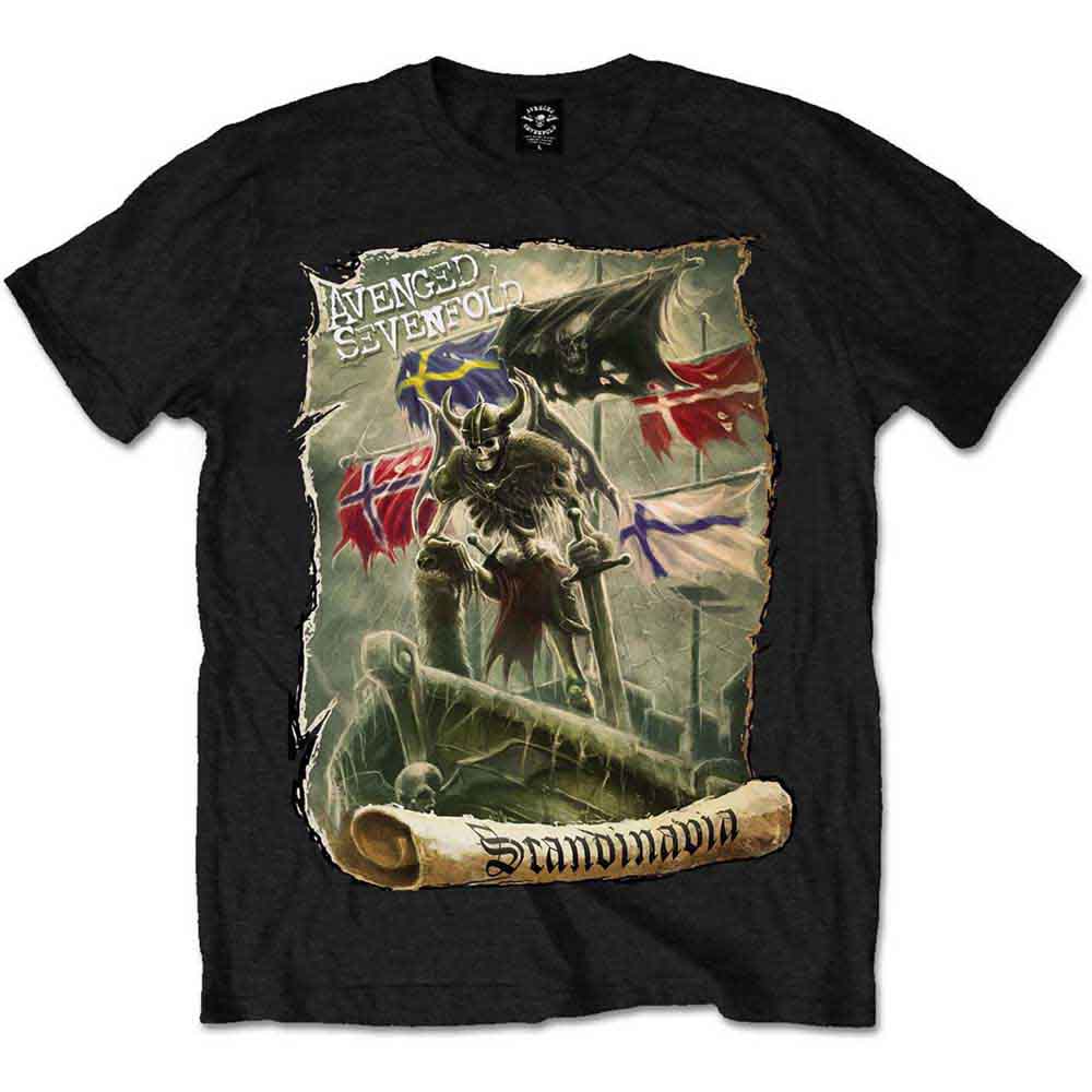 [PREORDER] เสื้อวง AVENGED SEVENFOLD - A7X T-SHIRT ลิขสิทธิ์แท้ UK รวมลายสุดฮิต