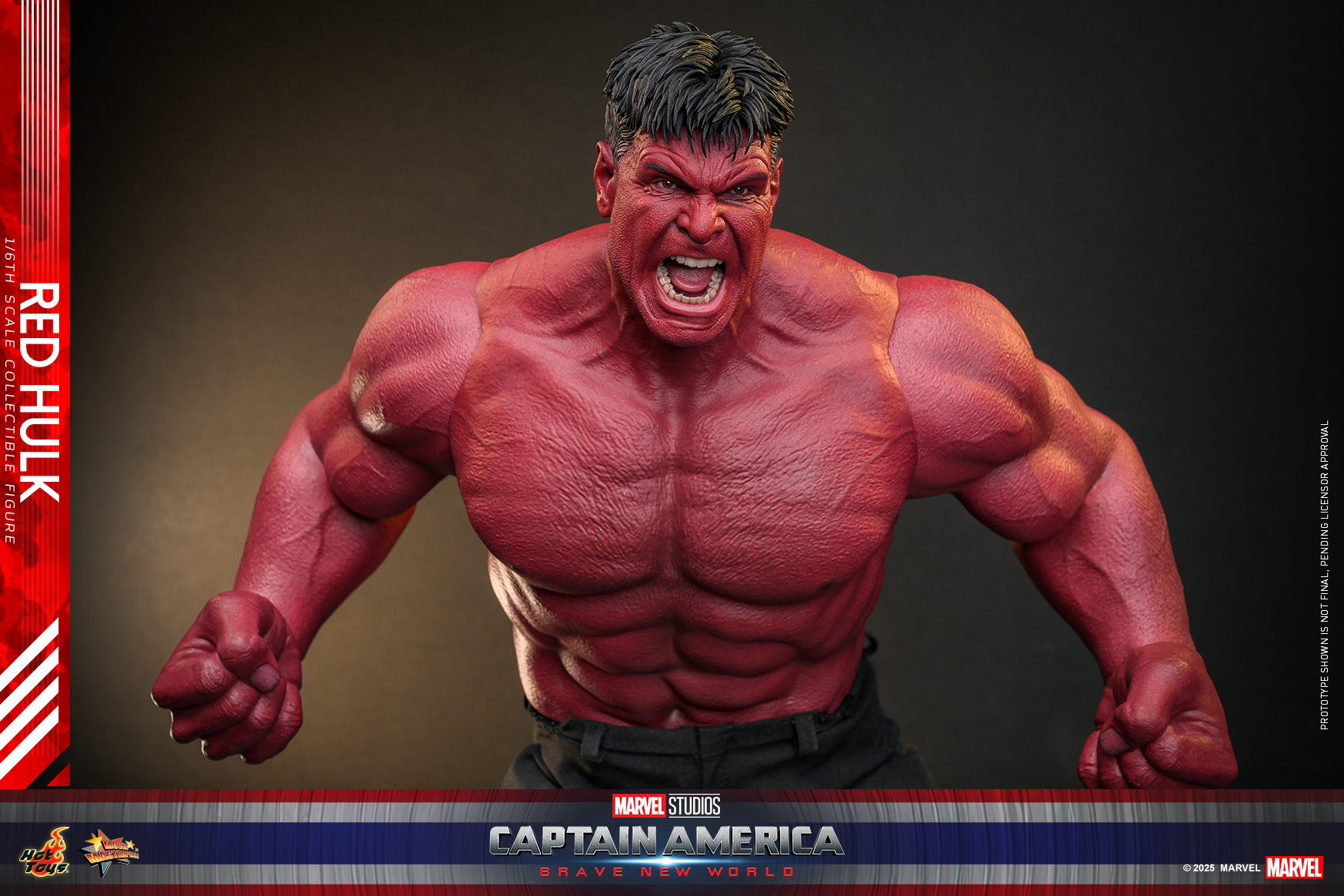 Hot Toys MMS797 Captain America: Brave New World - Red Hulk