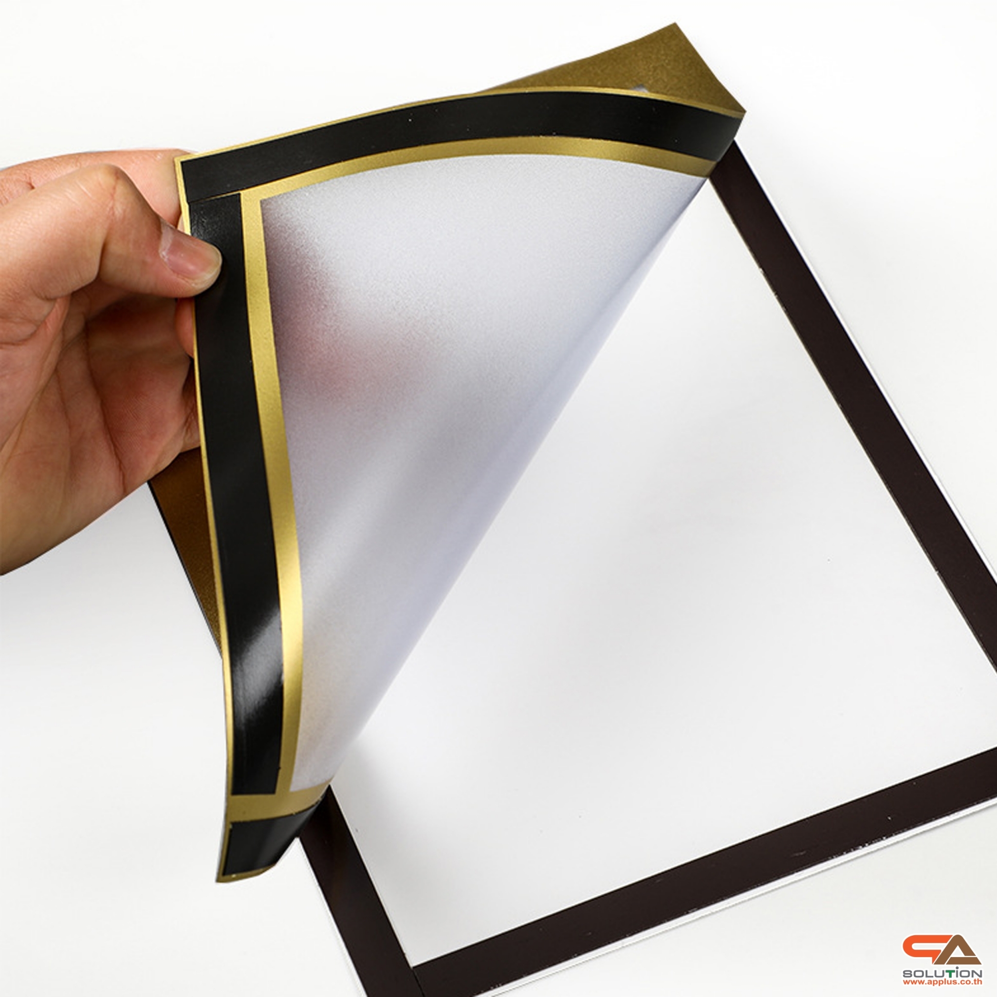 กรอบใส่ภาพ เฟรมใส่ภาพ พร้อมแถบแม่เหล็ก เปลี่ยนภาพง่าย ติดกระจกได้ ขนาด A4,A3 และA2