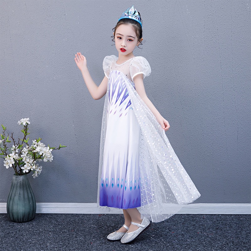 ชุดเจ้าหญิงเอลซ่า ภาค 2 Snow Queen รุ่นแขนตุ๊กตา