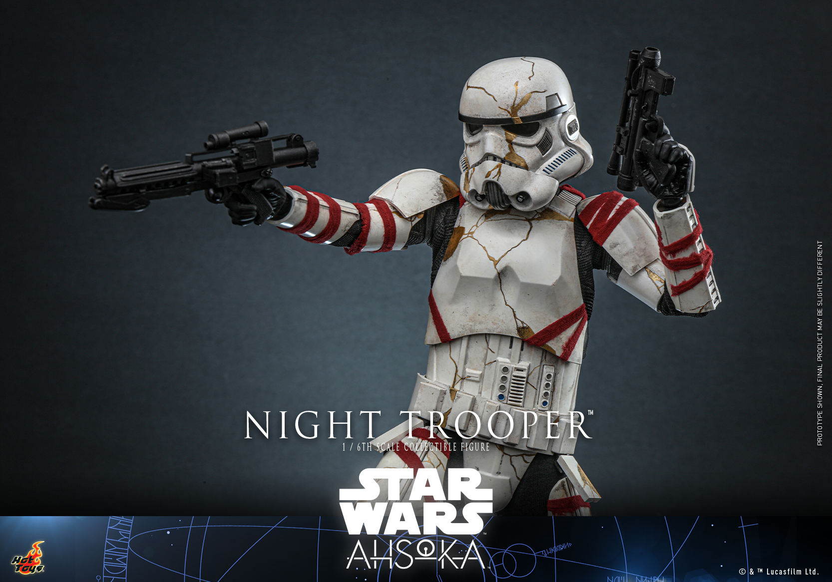 Hot Toys TMS121 1/6 Star Wars: Ahsoka™ - Night Trooper™