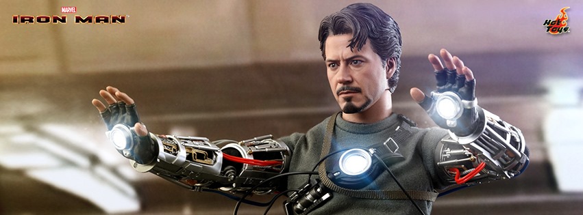 Hot Toys MMS582B 1/6 Iron Man - Tony Stark (Mech Test Version) (Deluxe Version) (Special Edition Bonus)