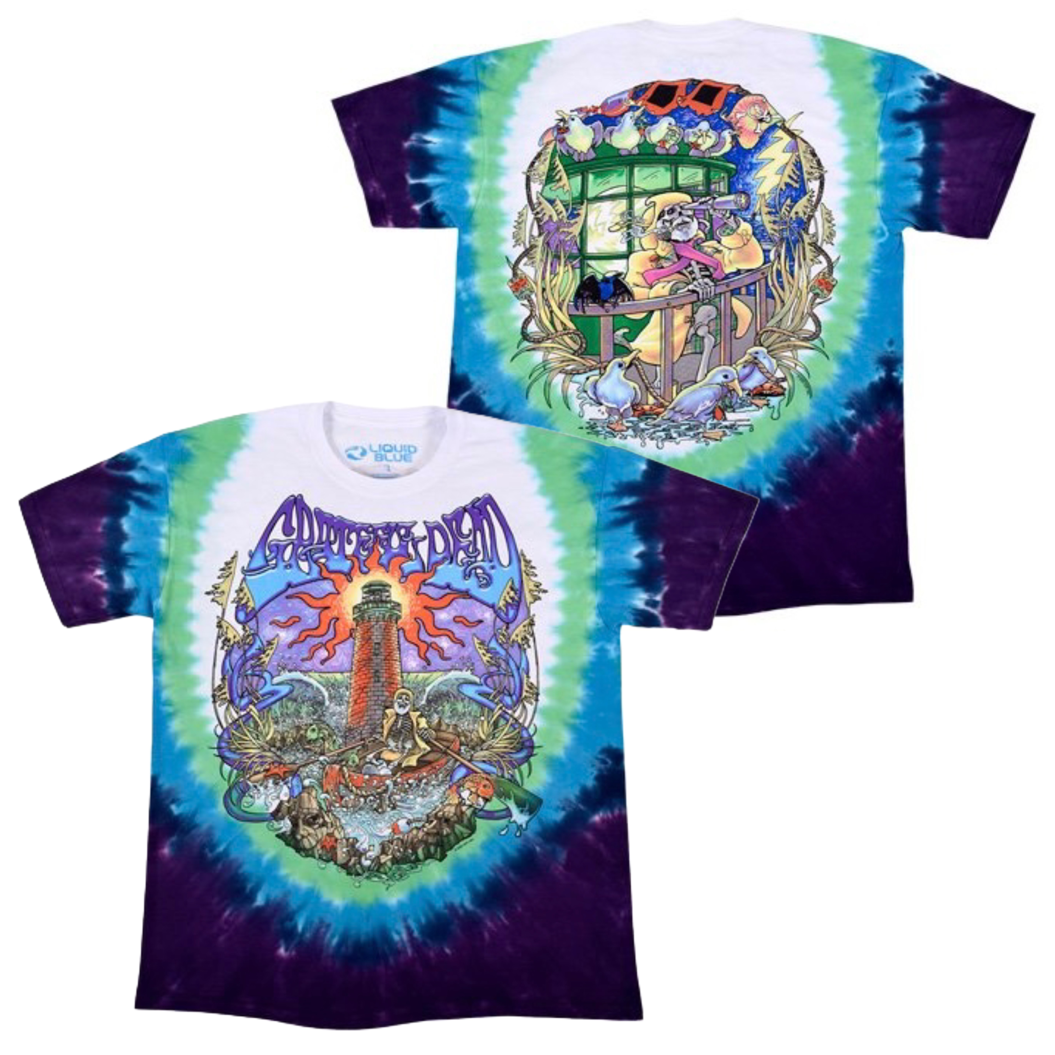 🇺🇸[PREORDER] เสื้อวง GRATEFUL DEAD T-SHIRT รวมลายสุดฮิต ลิขสิทธิ์แท้ LIQUID BLUE จาก USA