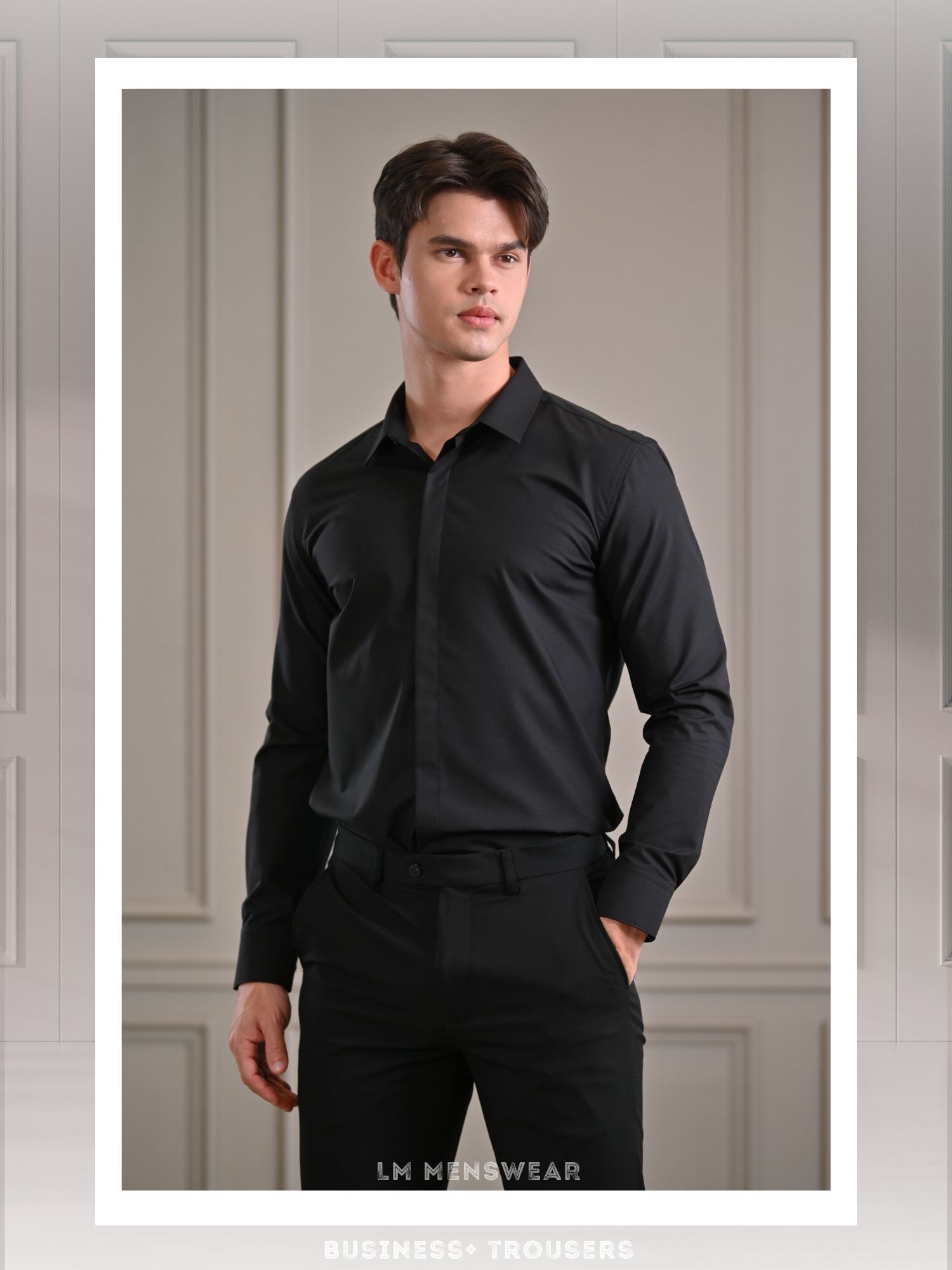 Business Trousers กางเกงสแลค ทรงกระบอกเล็ก