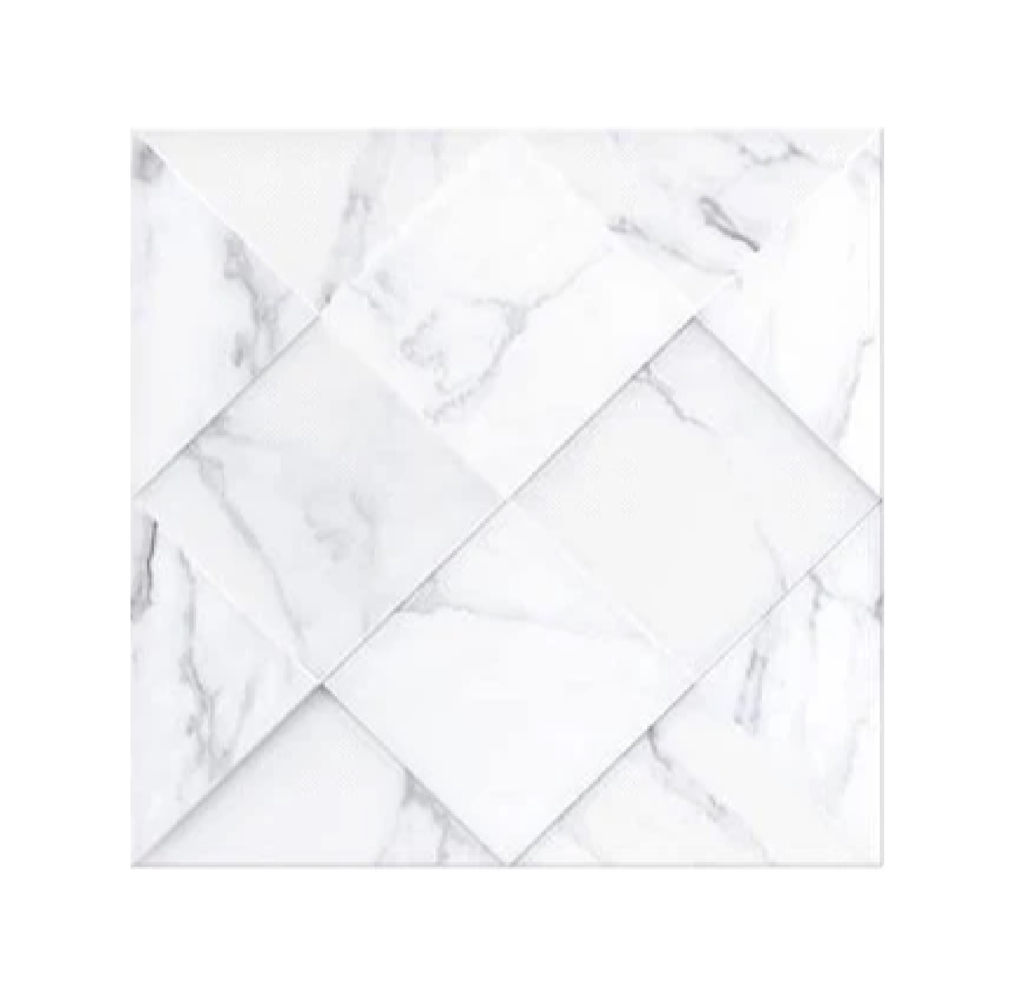 กระเบื้องพื้น COTTO รุ่นมาร์เบิล พรีม่าสแควร์ (ซาติน) ขนาด 45 x 45 ซม. (กล่อง 5 แผ่น) สีขาว Random