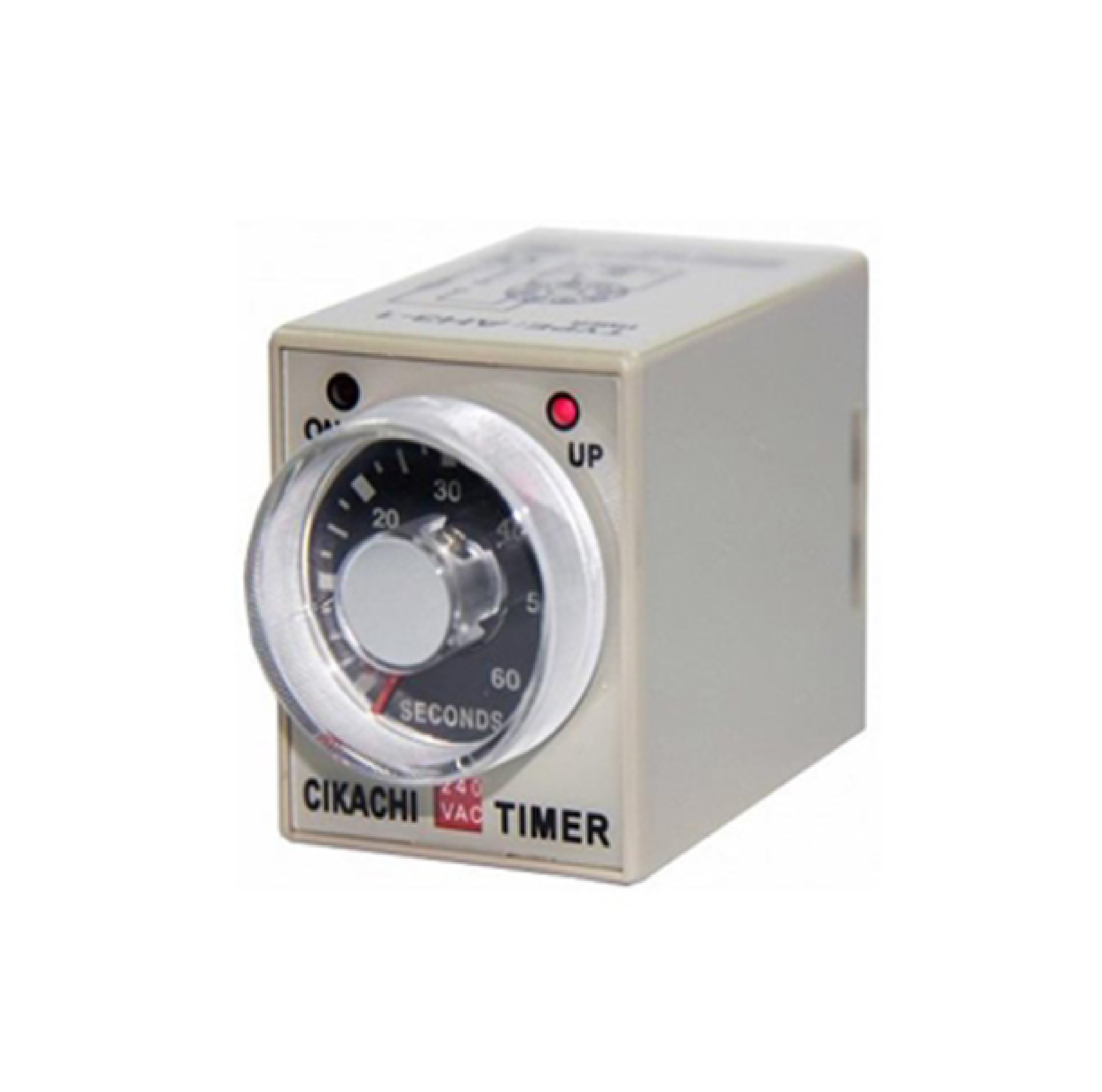 Cikachi timer ไทมเมอร์ AH3-2 220V และ 380V แถมฟรีซ็อกเก็ต ชิคาชิ