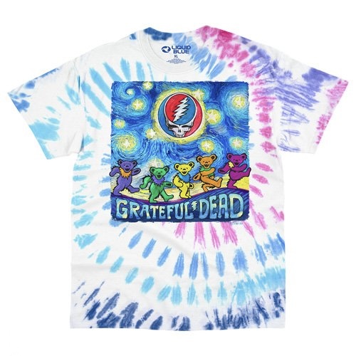 🇺🇸[PREORDER] เสื้อวง GRATEFUL DEAD T-SHIRT รวมลายสุดฮิต ลิขสิทธิ์แท้ LIQUID BLUE จาก USA