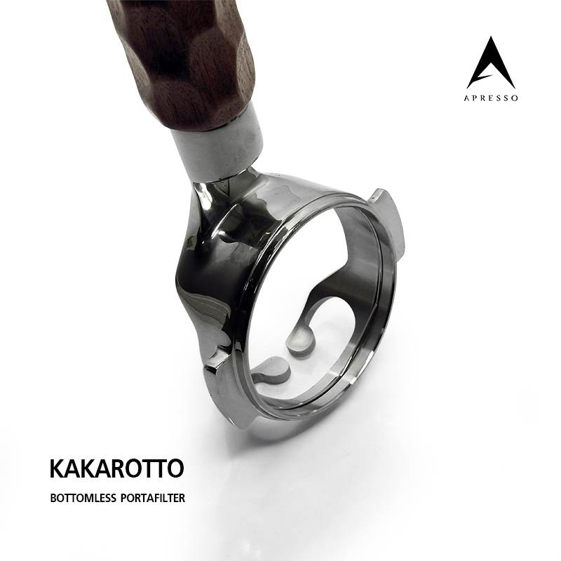 ด้ามชงไม่มีก้น APRESSO ด้ามไม้ Bottomless(Naked) E61