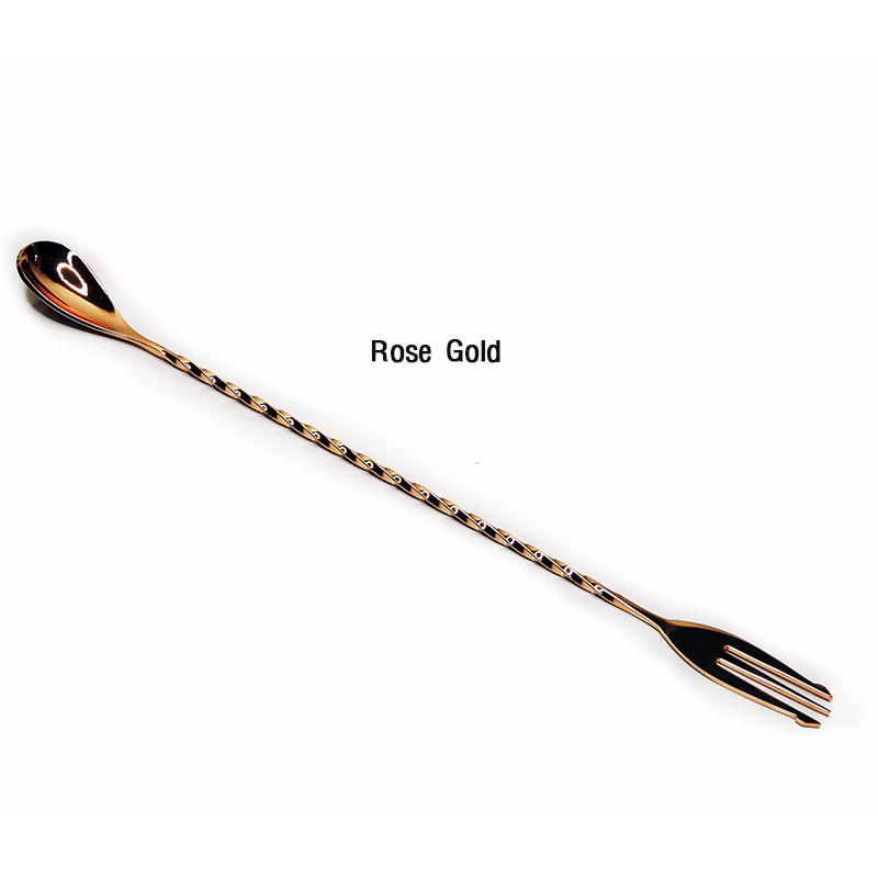 ช้อนบาร์ ยาว 30 cm. ปลายด้ามเป็นส้อม 1630-010