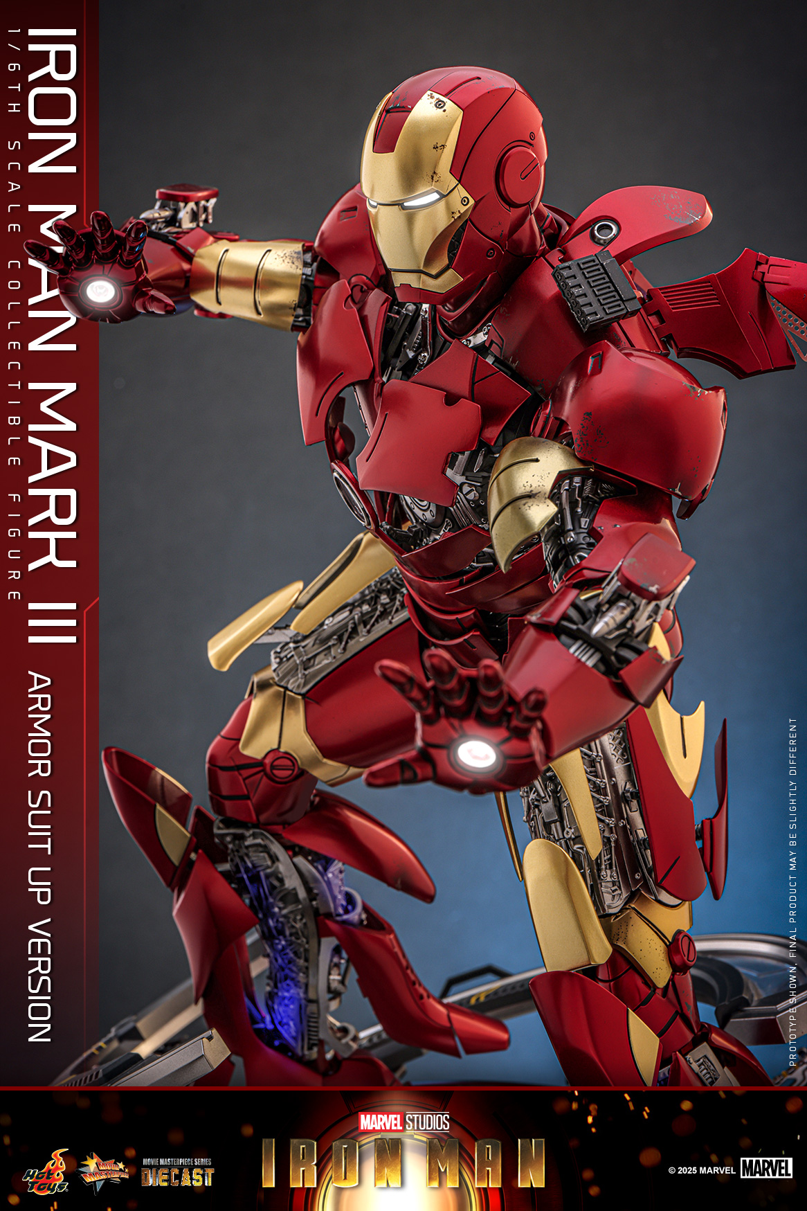 25/08/2568 Hot Toys MMS825D72 Iron Man - Iron Man Mark III (Armor Suit Up Version)