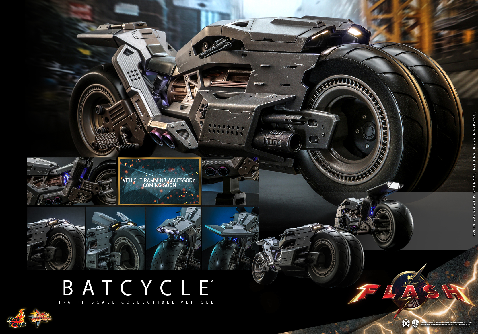Hot Toys MMS704 1/6 The Flash - Batcycle