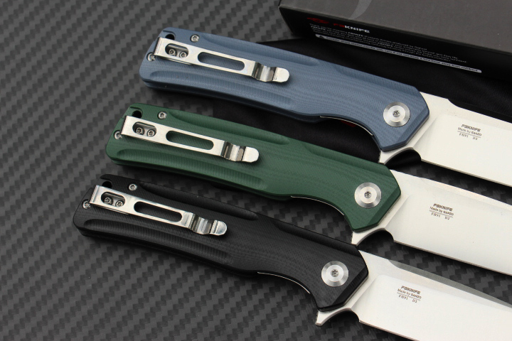 มีดพับ Ganzo กานโซ่ รุ่น FH91-BK ด้ามสีดำ / ใบมีด D2 Steel / ด้ามจับ G10 ของแท้ 100%