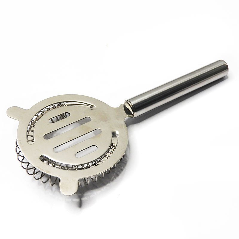 Hawthorn cocktail strainer round handle