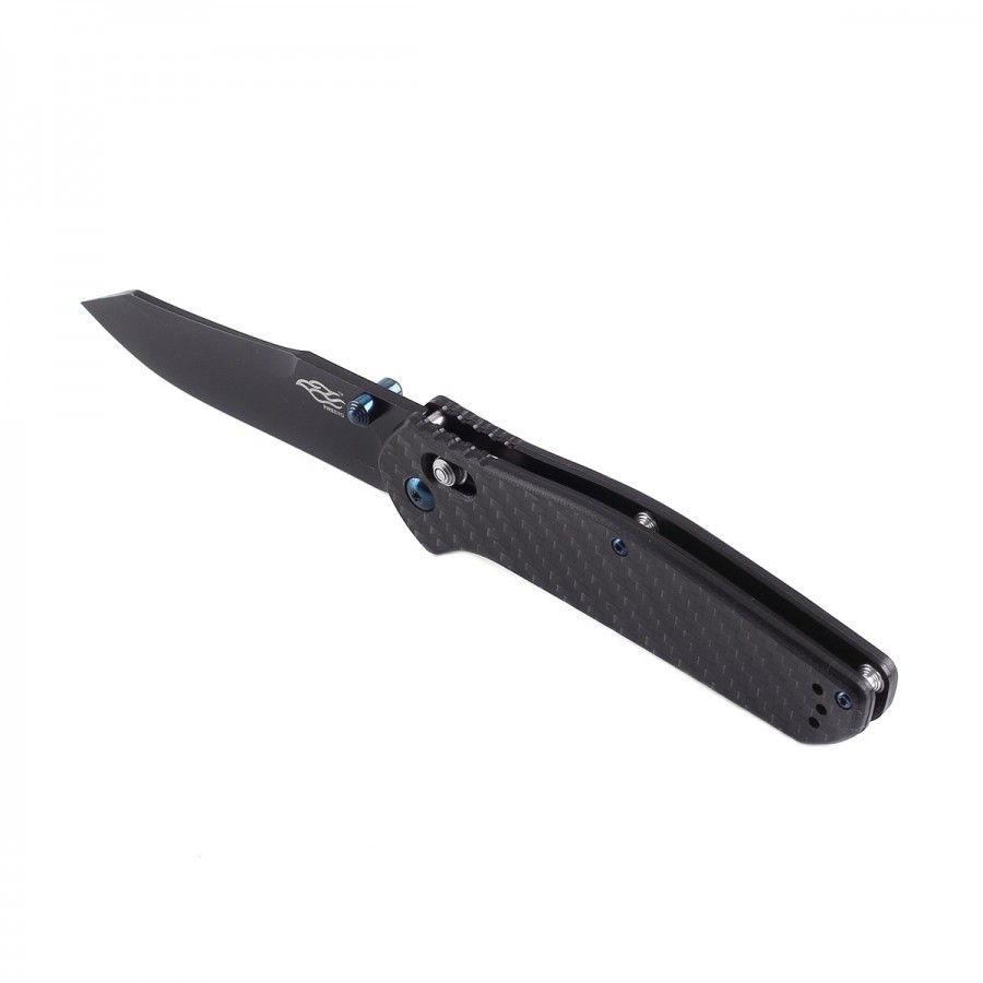 มีด Ganzo รุ่น F7563- CF (สี carbon fiber)- Firebird G10 Scales Folding Knife.